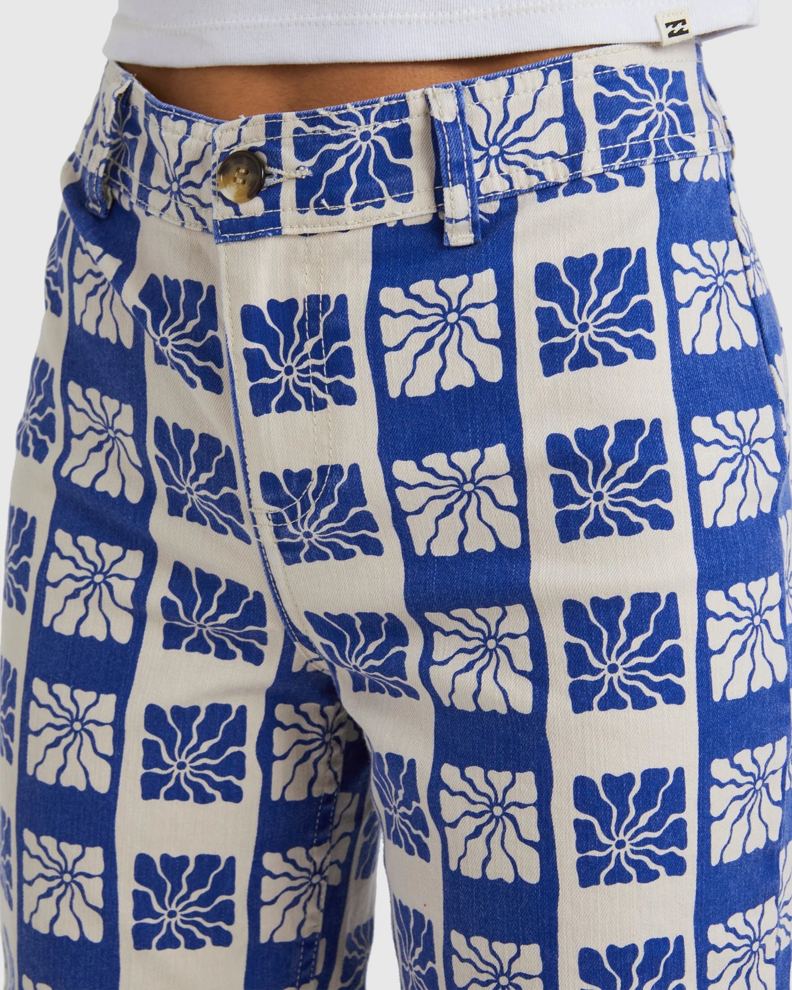 Womens Sun Down Denim Pants - Image 4