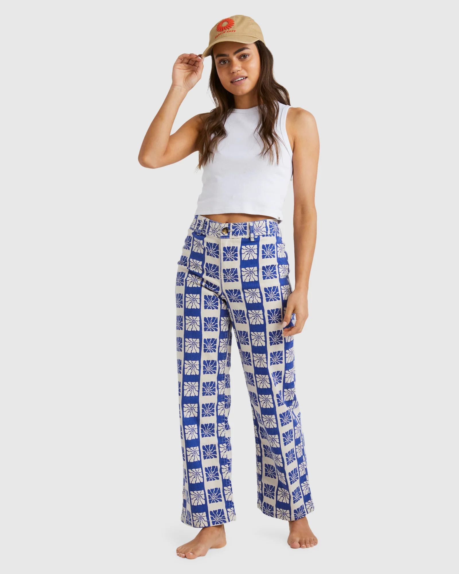 Womens Sun Down Denim Pants - Image 5