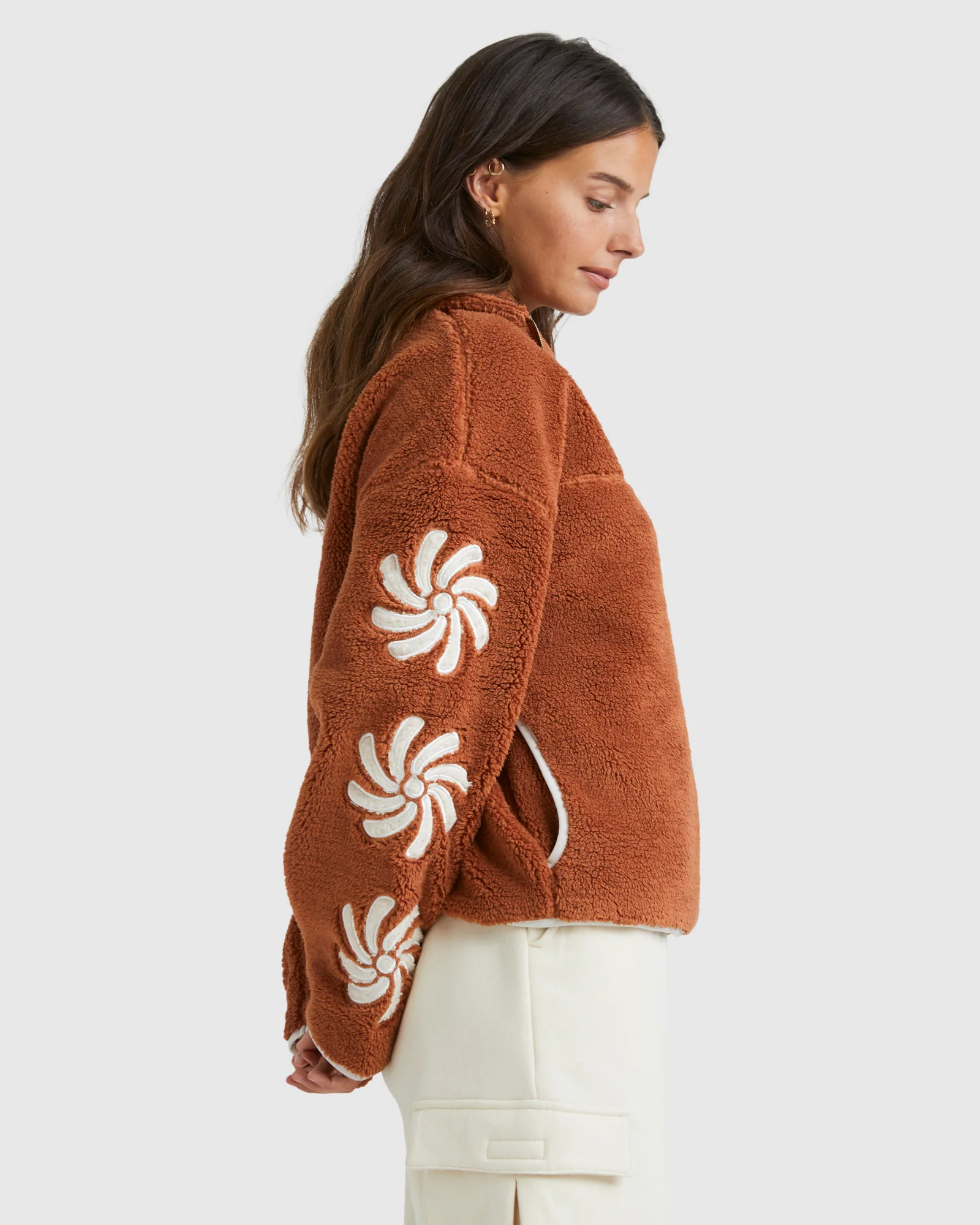 Womens Sun Fun Half Zip Fleece Jumper - Image 2
