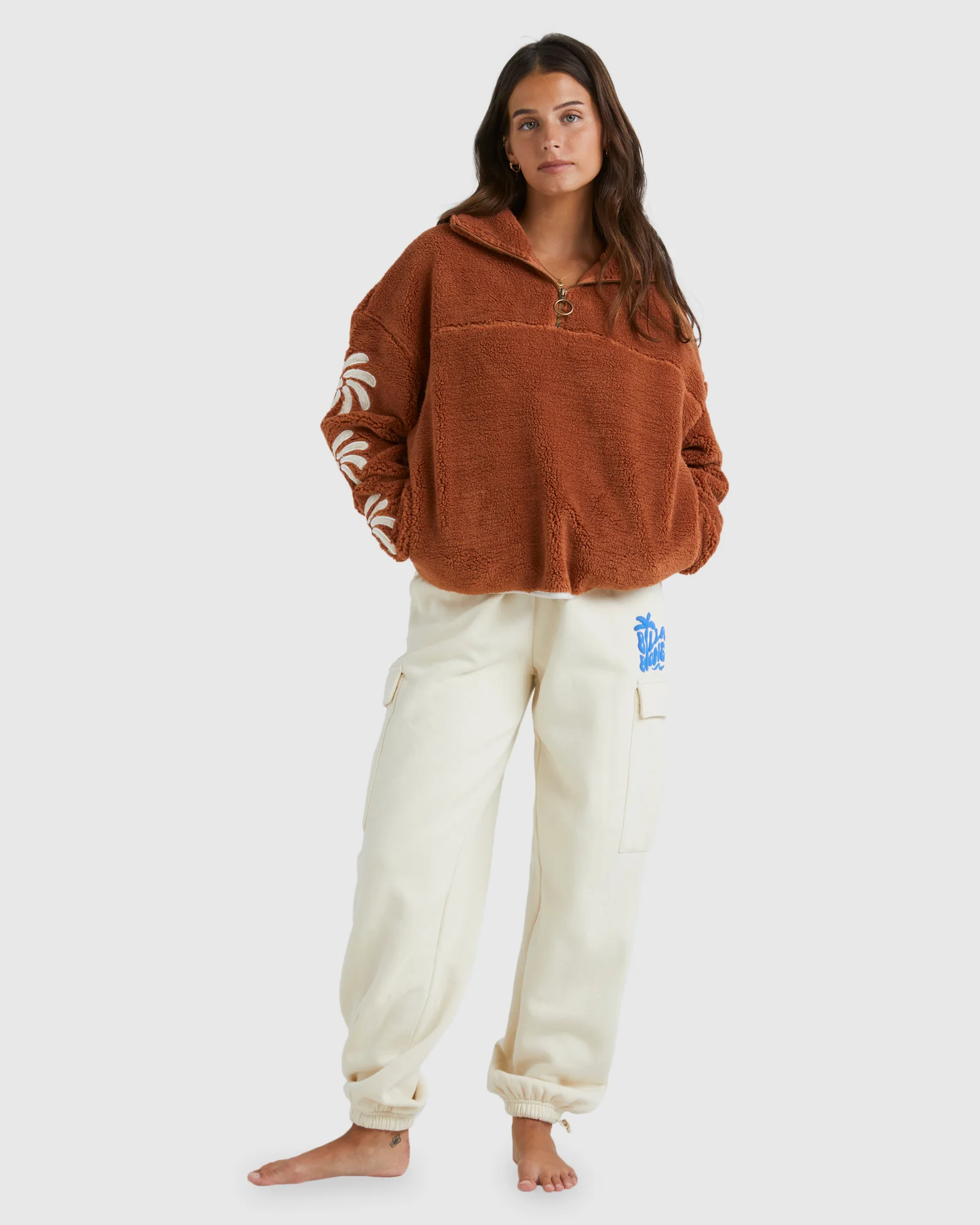 Womens Sun Fun Half Zip Fleece Jumper - Image 5