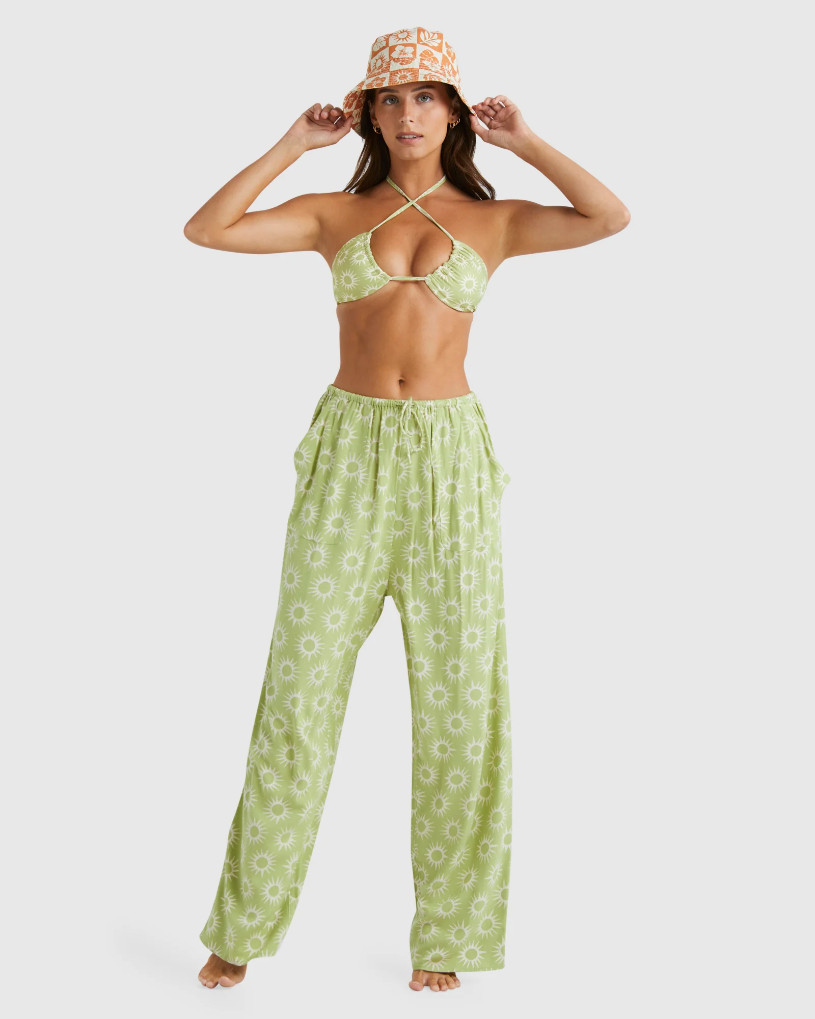 Womens Sun Lovers Beach Pants - Image 5