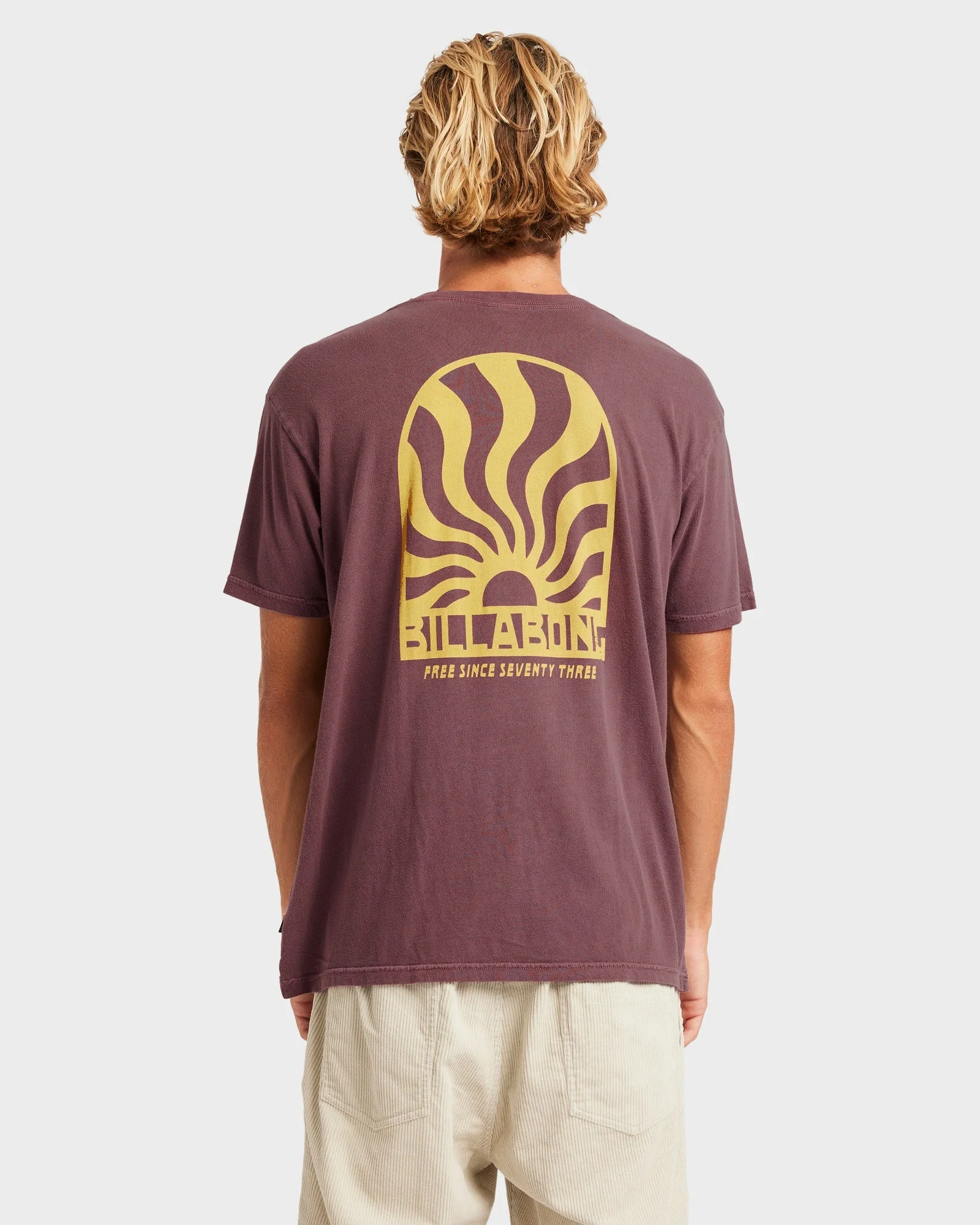 Mens Sun Rays Premium Wave Washed T-Shirt - Image 2