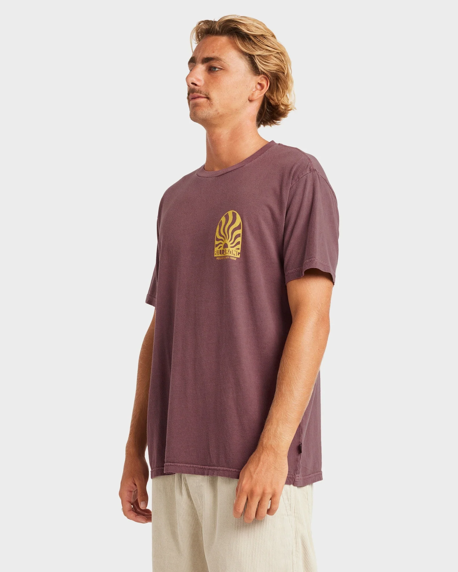 Mens Sun Rays Premium Wave Washed T-Shirt - Image 3