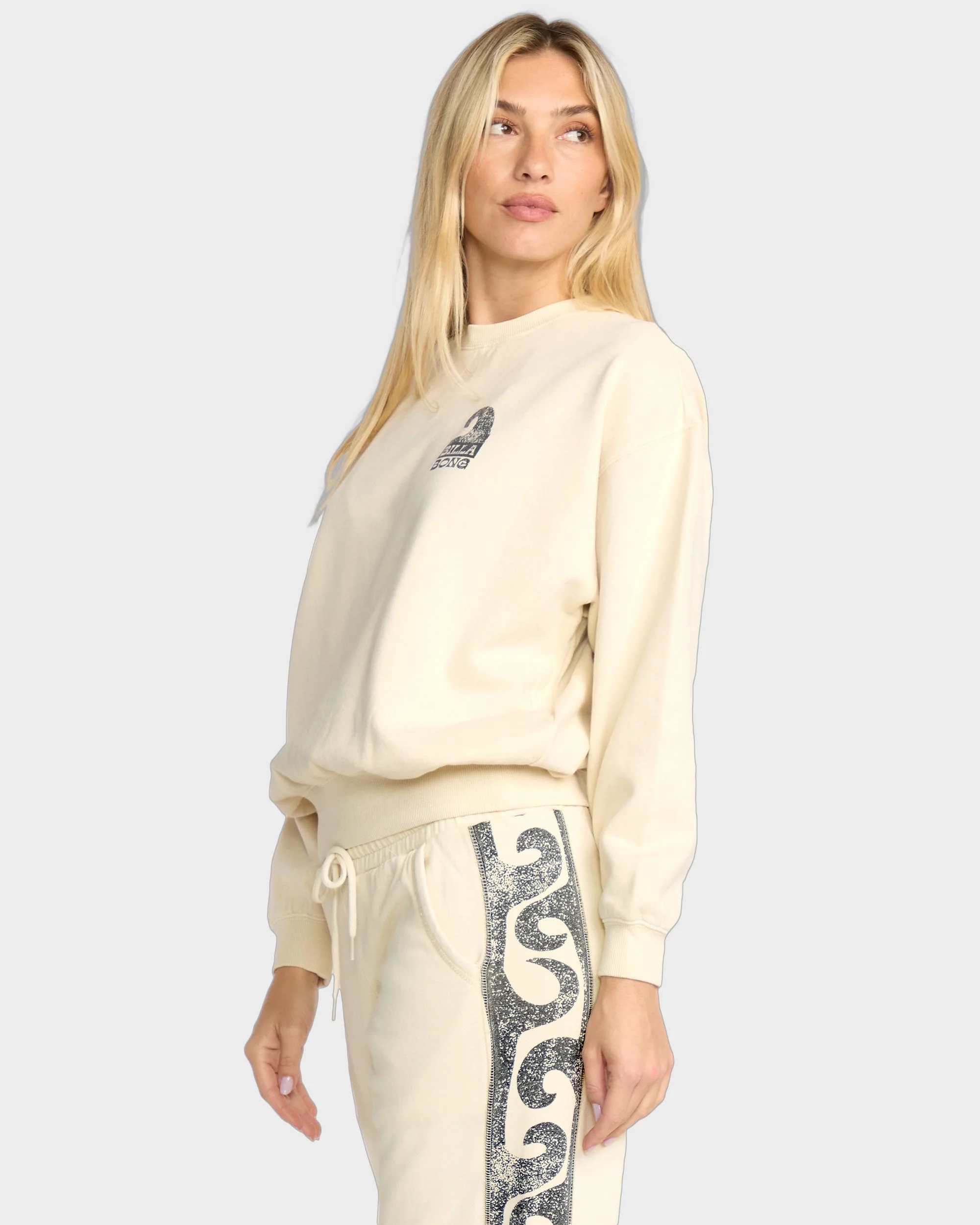Womens Sun Wave Livin Crew Neck - Image 3