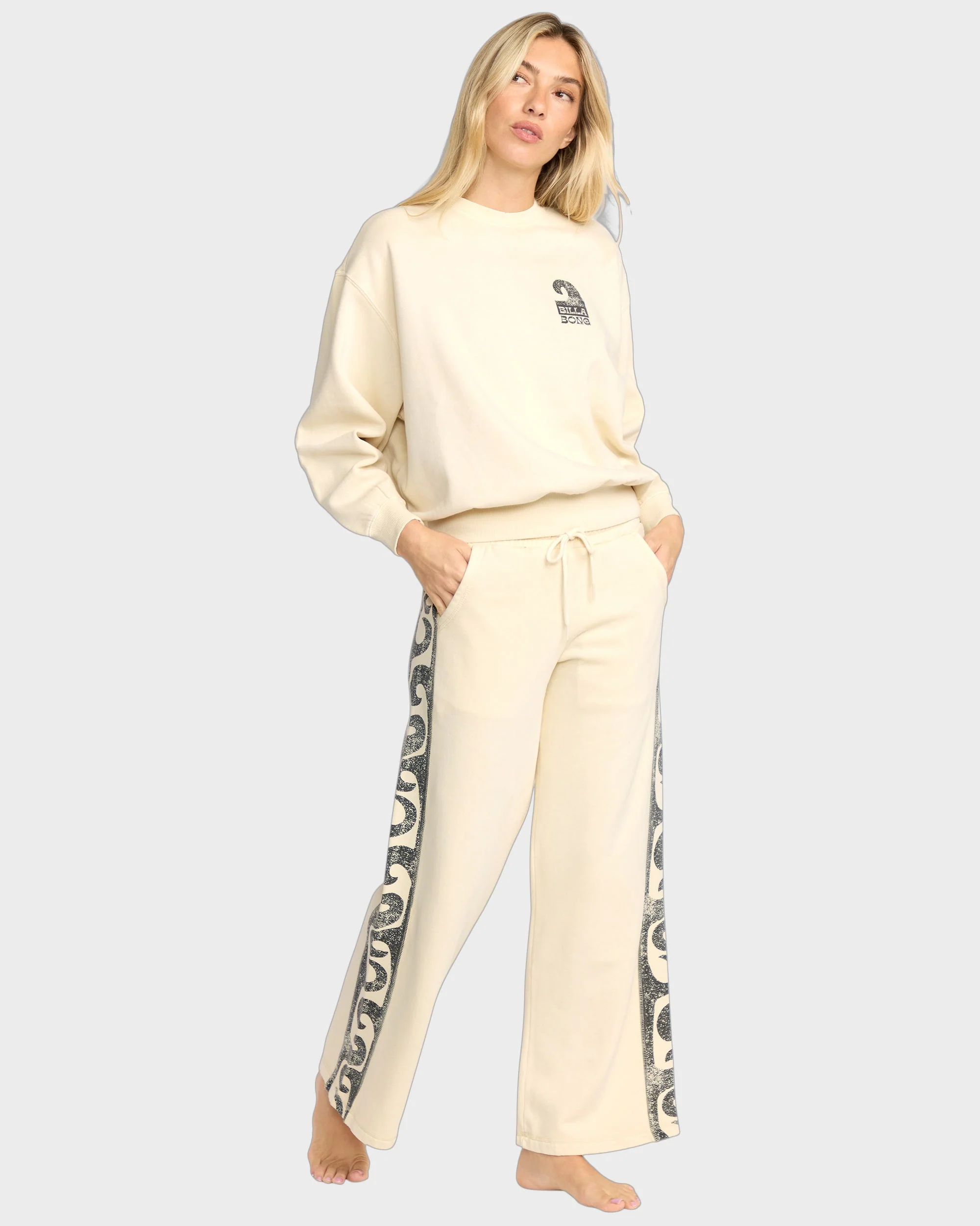 Womens Sun Wave Livin Crew Neck - Image 5