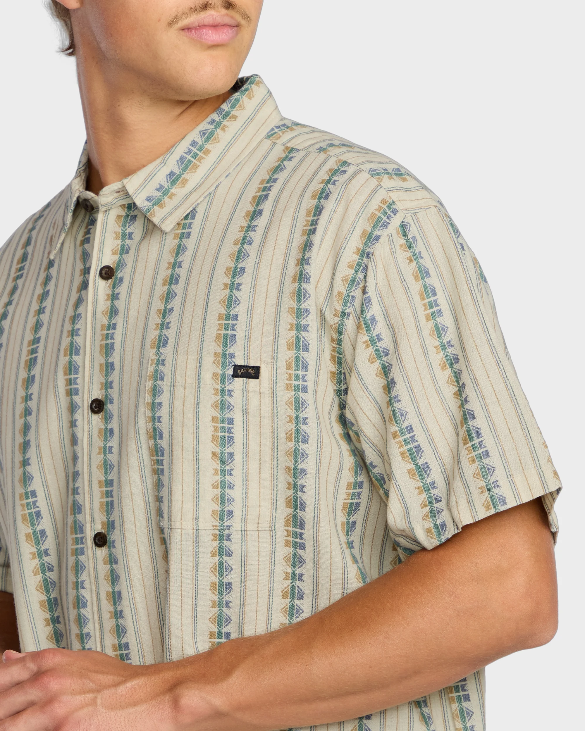 Mens Sundays Jaquard Shirt - Image 4