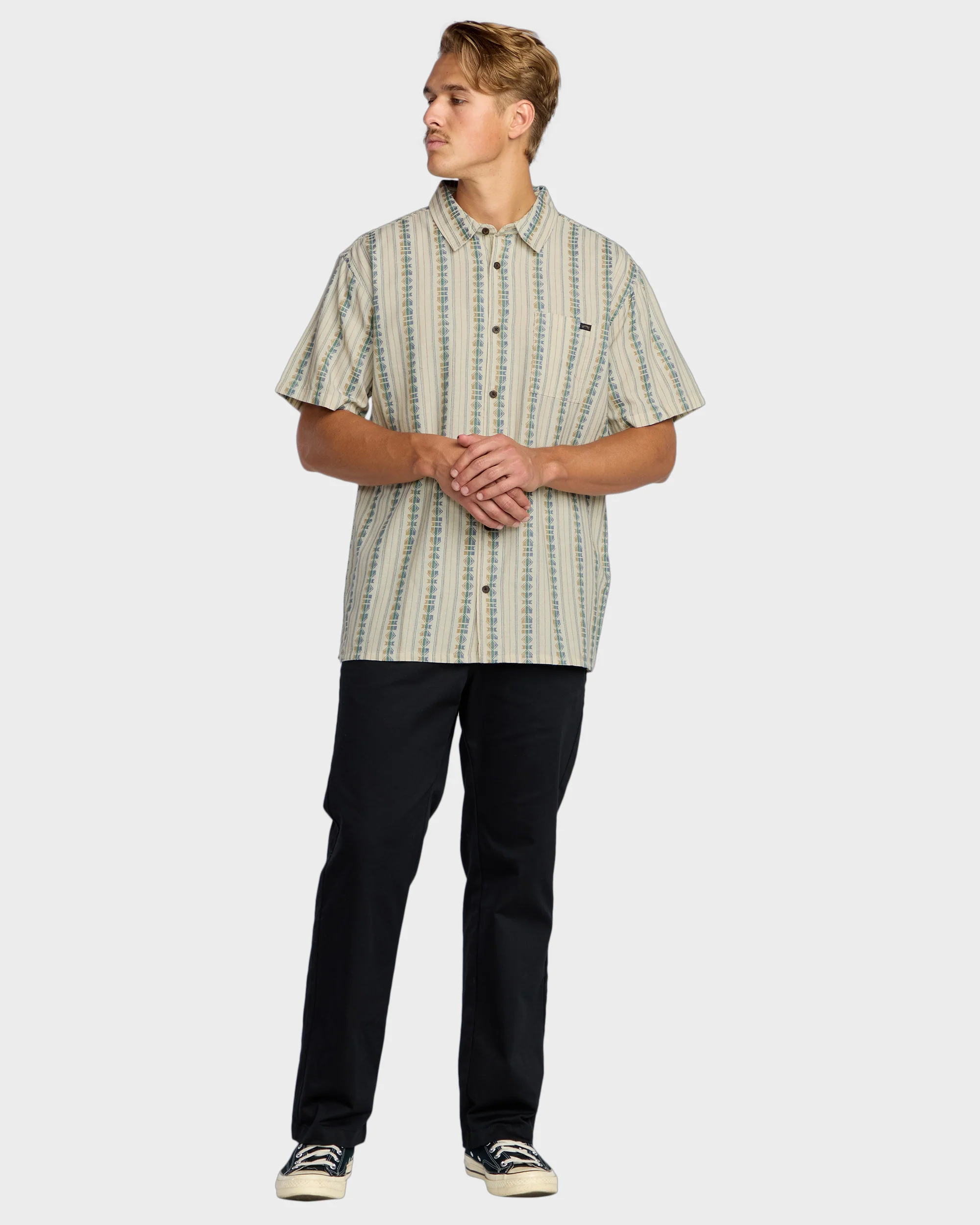 Mens Sundays Jaquard Shirt - Image 5