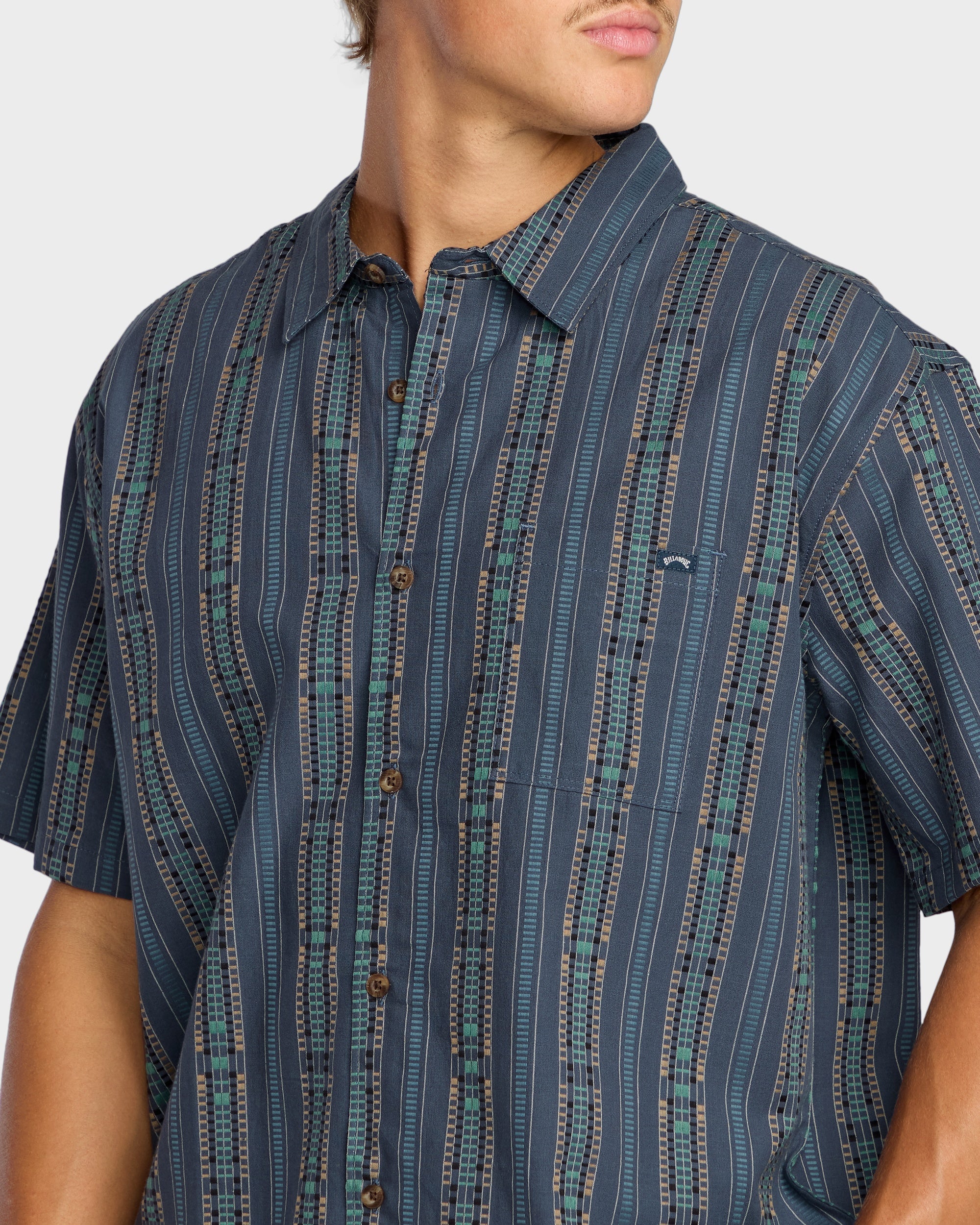 Mens Sundays Jaquard Shirt - Image 3