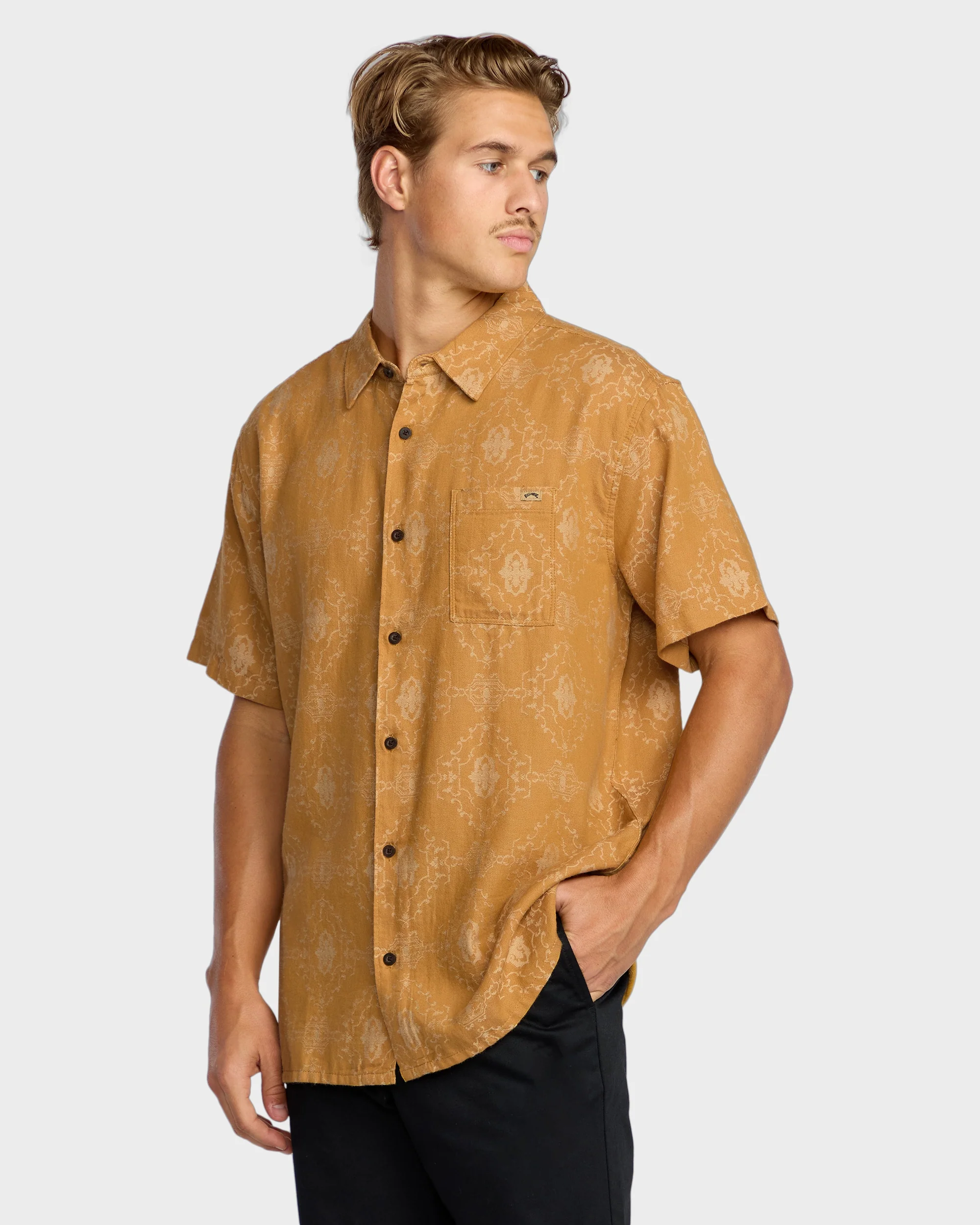 Mens Sundays Jaquard Shirt - Image 3