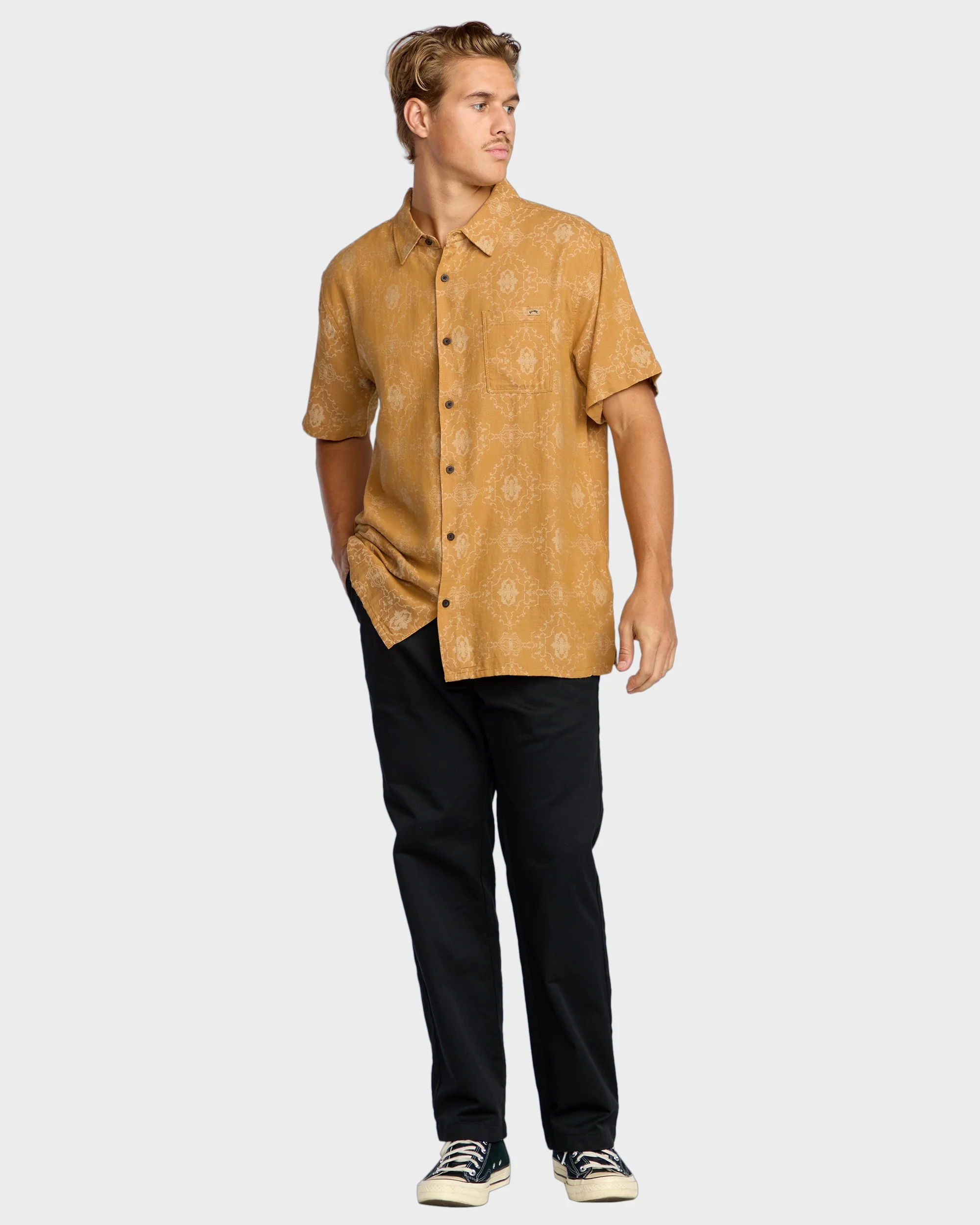 Mens Sundays Jaquard Shirt - Image 5