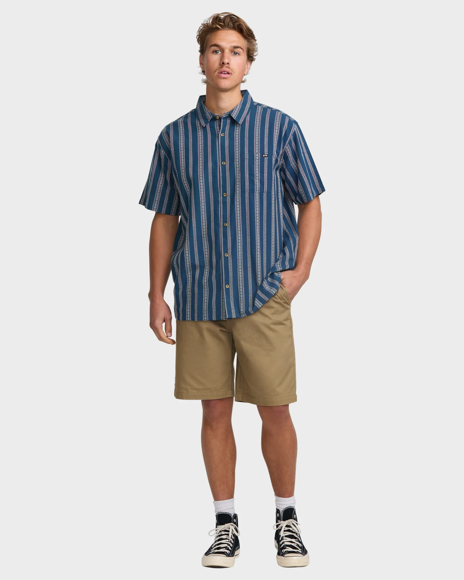 Mens Sundays Jacquard Shirt - Image 4