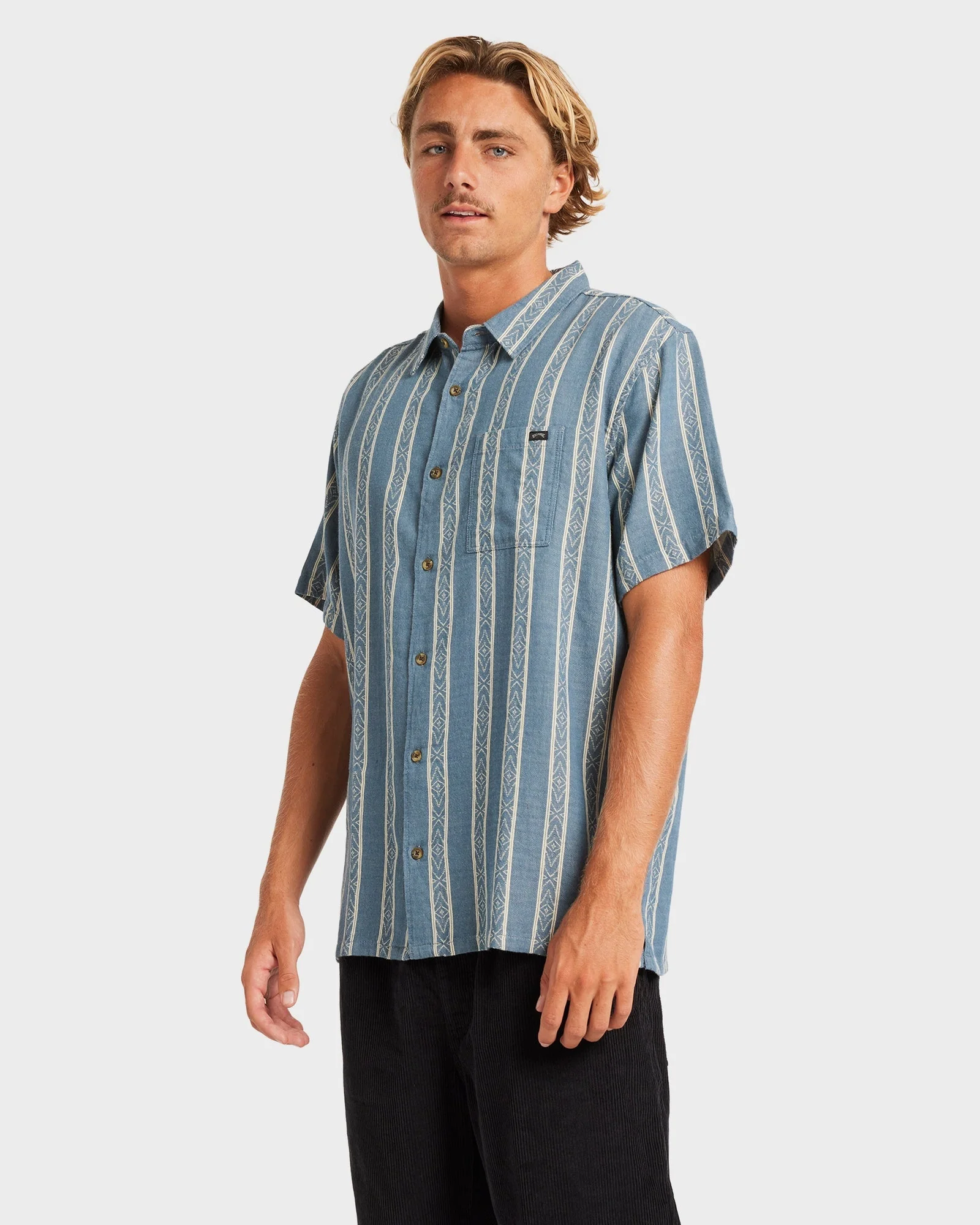 Mens Sundays Jaquard Shirt - Image 3
