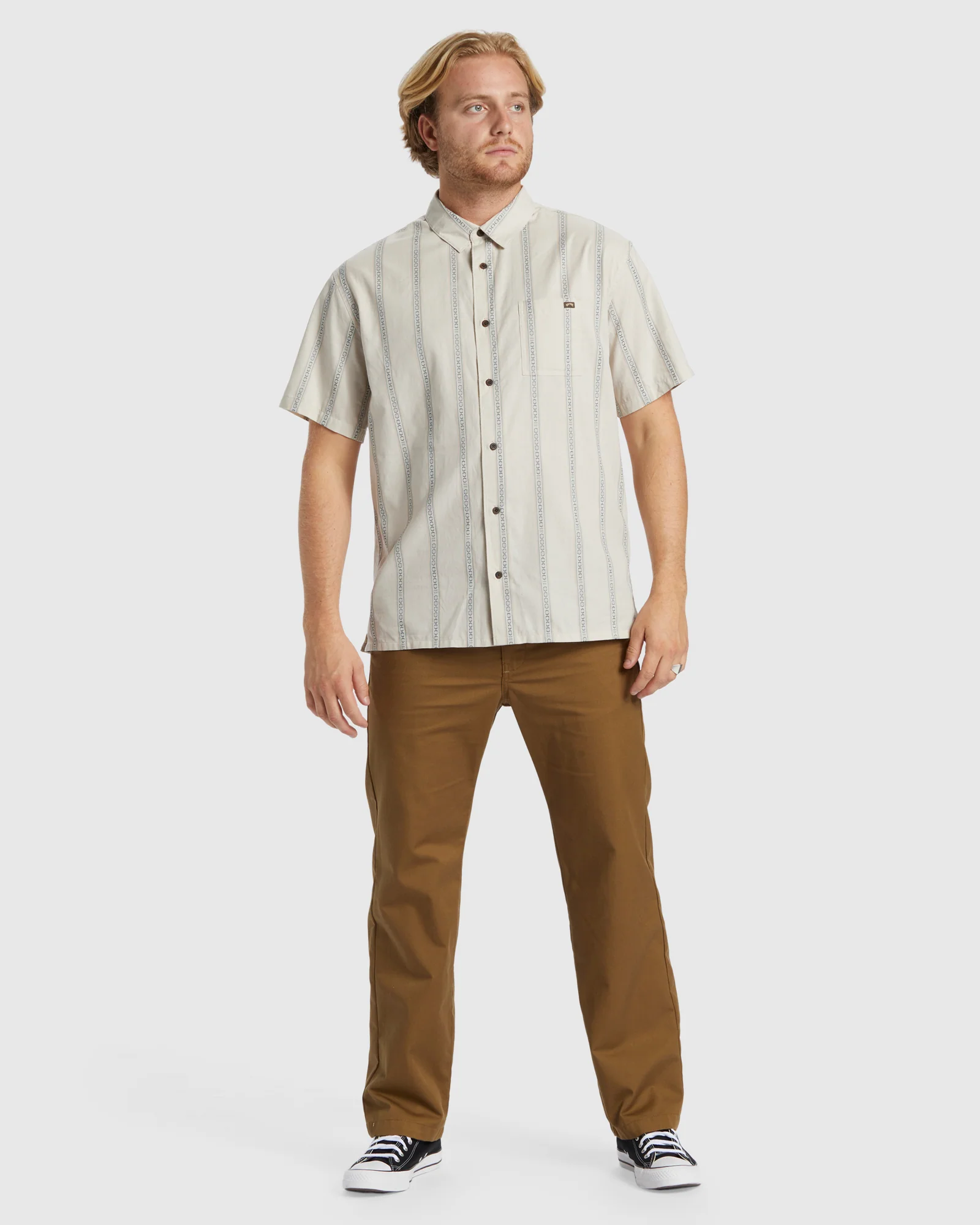 Mens Sundays Jacquard Shirt - Image 5