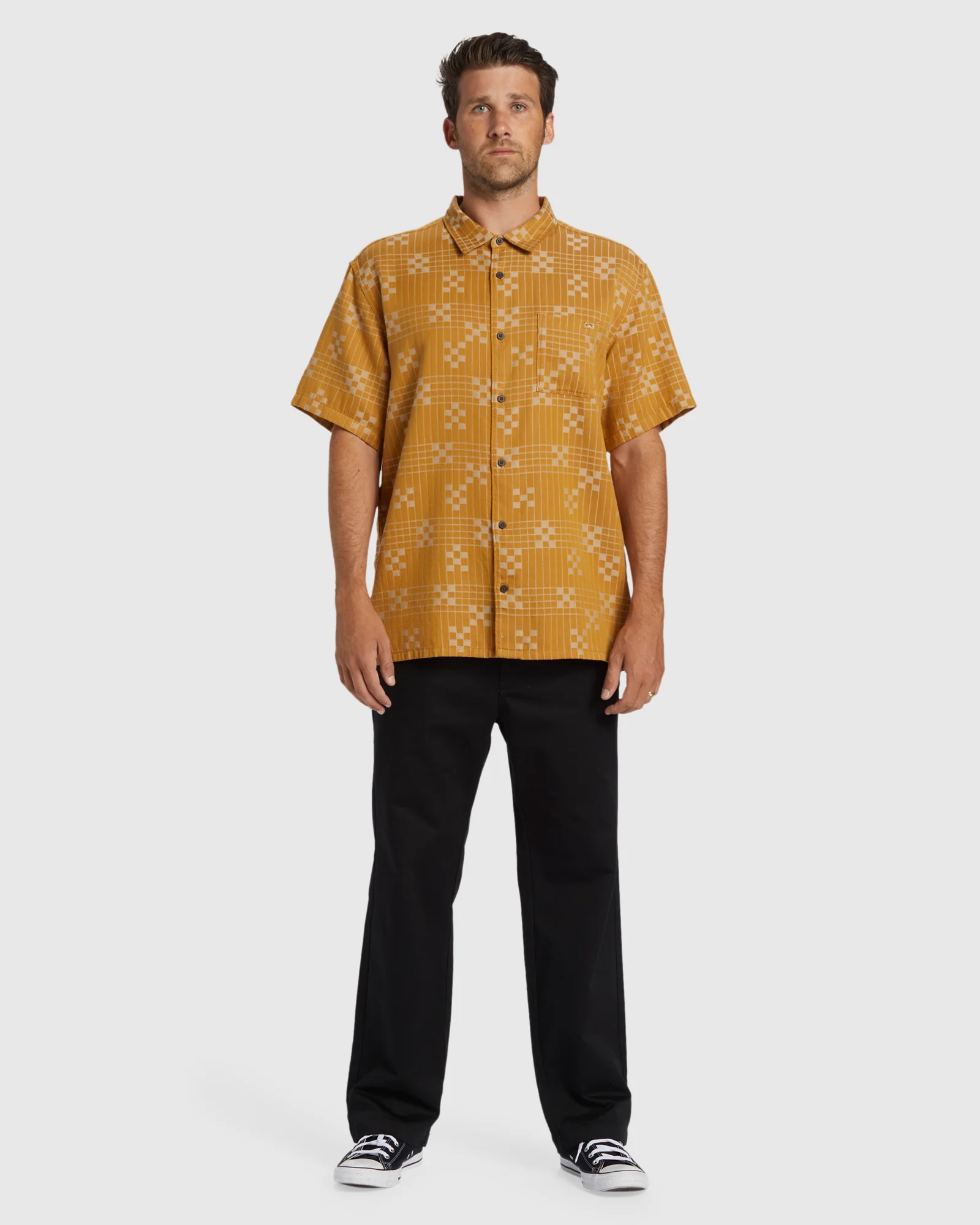 Mens Sundays Jacquard Shirt - Image 5