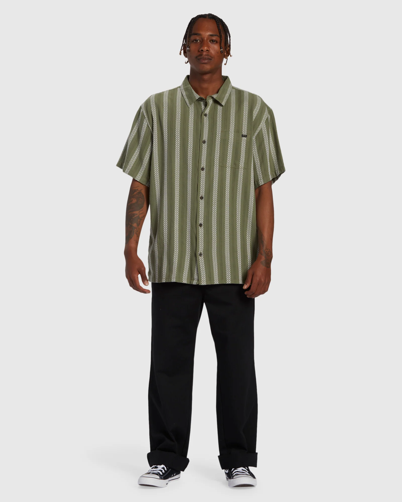 Mens Sundays Jacquard Shirt - Image 5