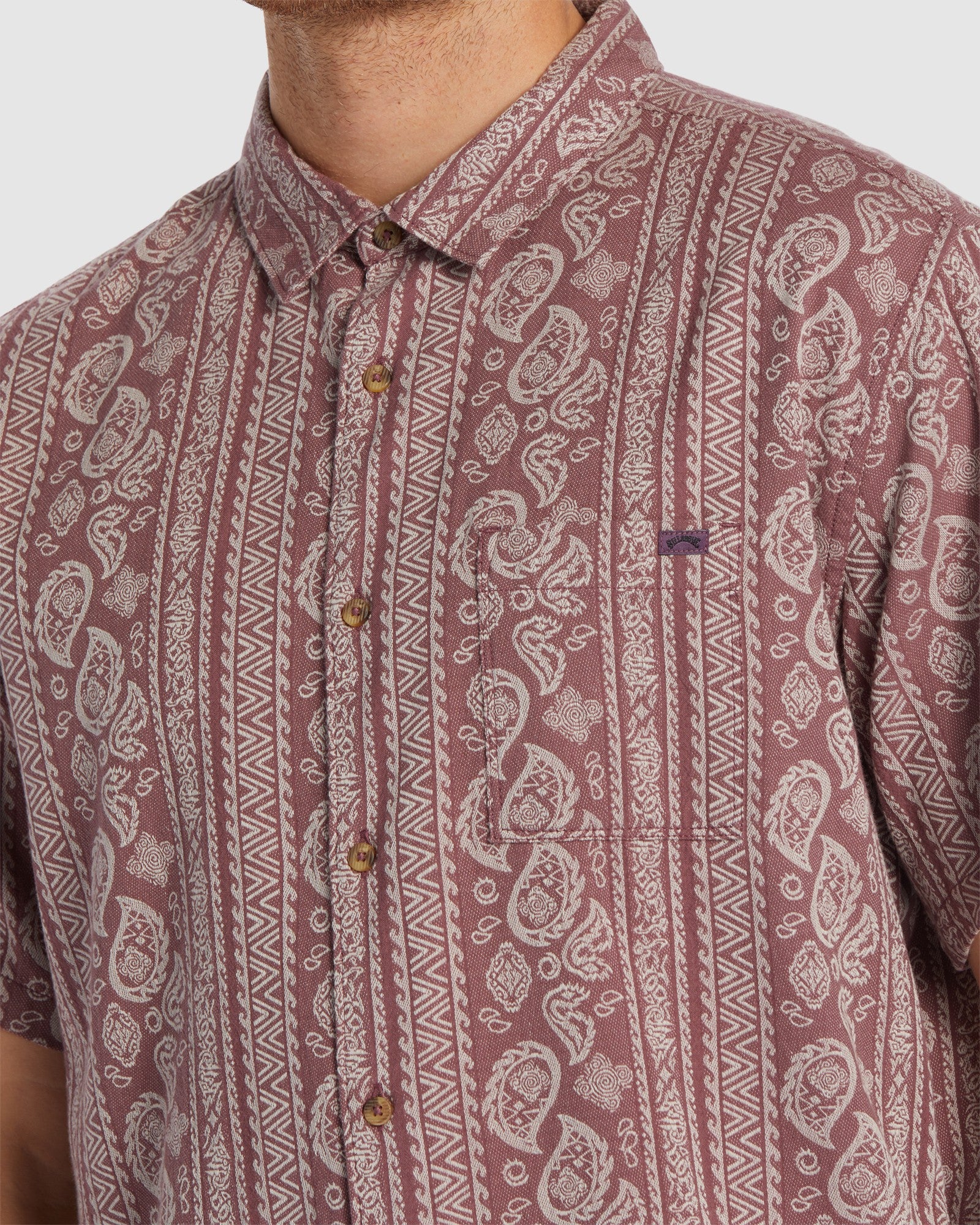 Mens Sundays Jacquard Shirt - Image 4