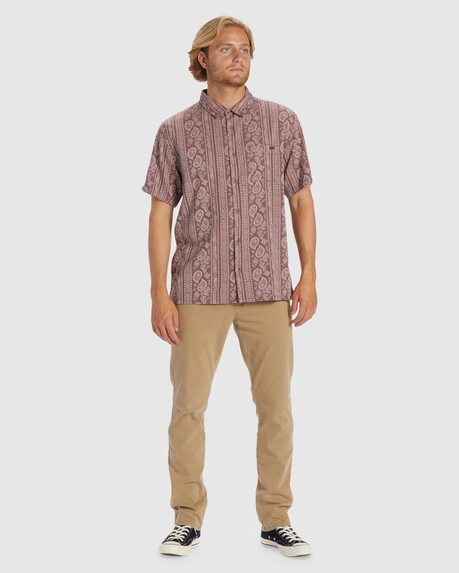 Mens Sundays Jacquard Shirt - Image 5