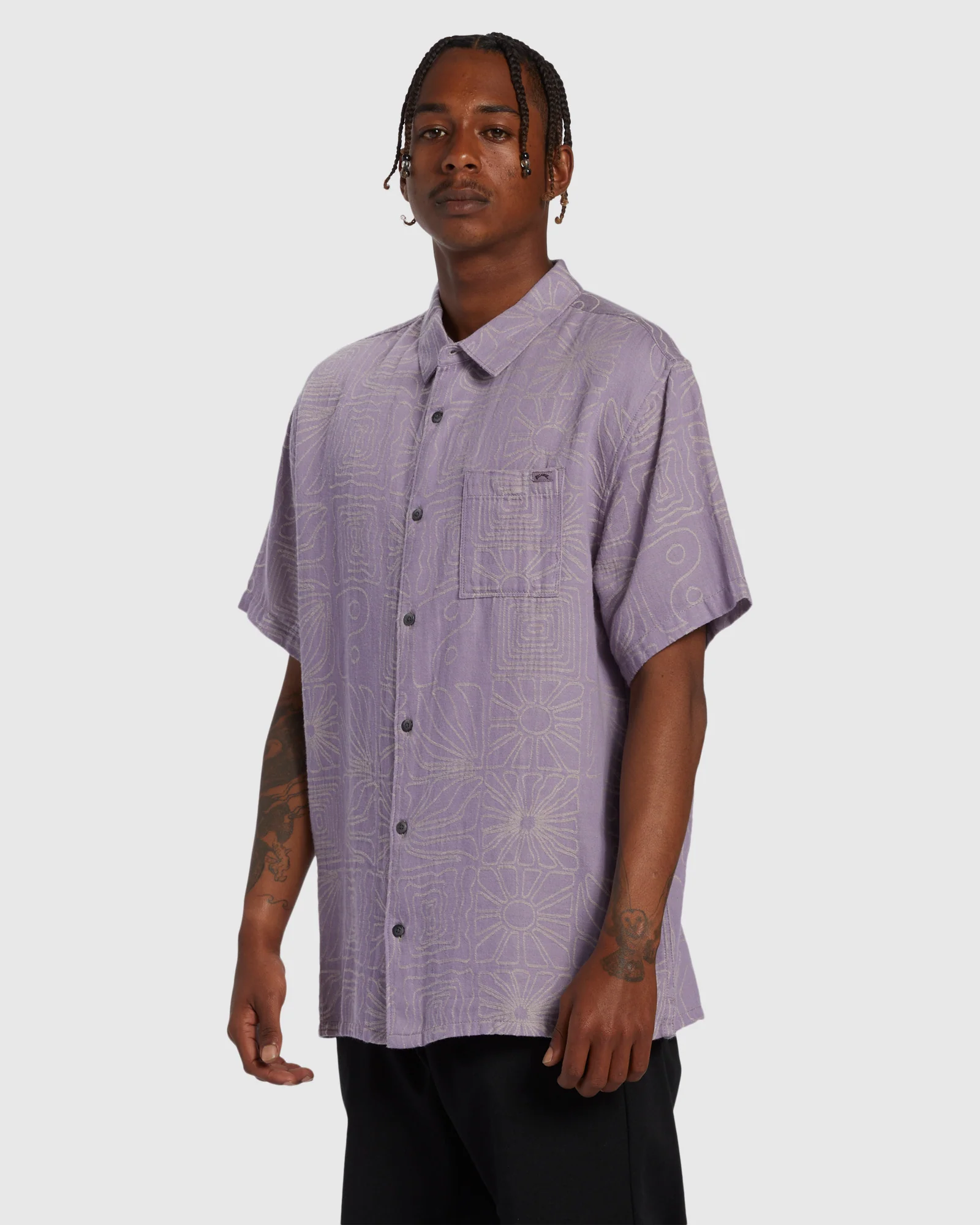Mens Sundays Jacquard Shirt - Image 2