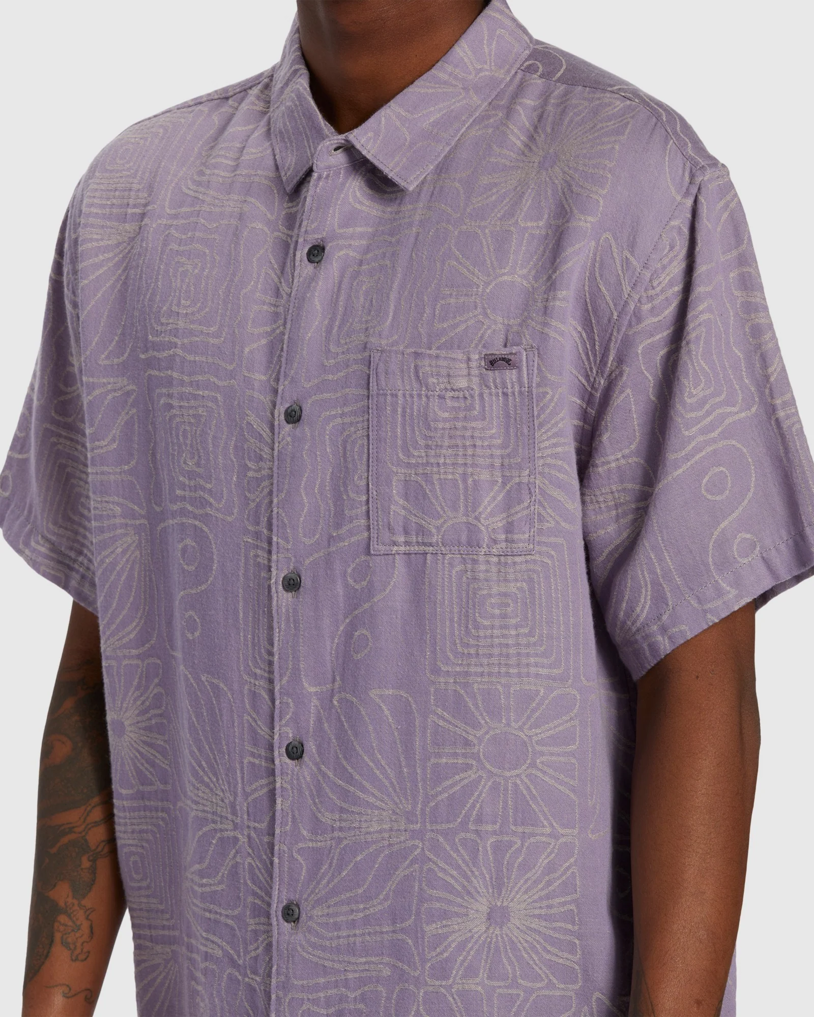 Mens Sundays Jacquard Shirt - Image 4