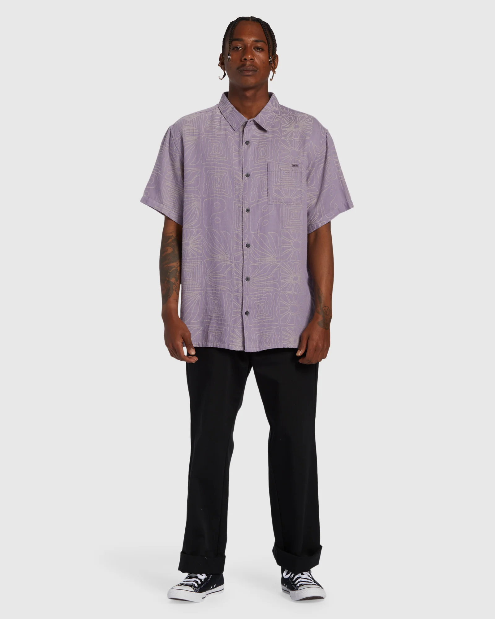 Mens Sundays Jacquard Shirt - Image 5