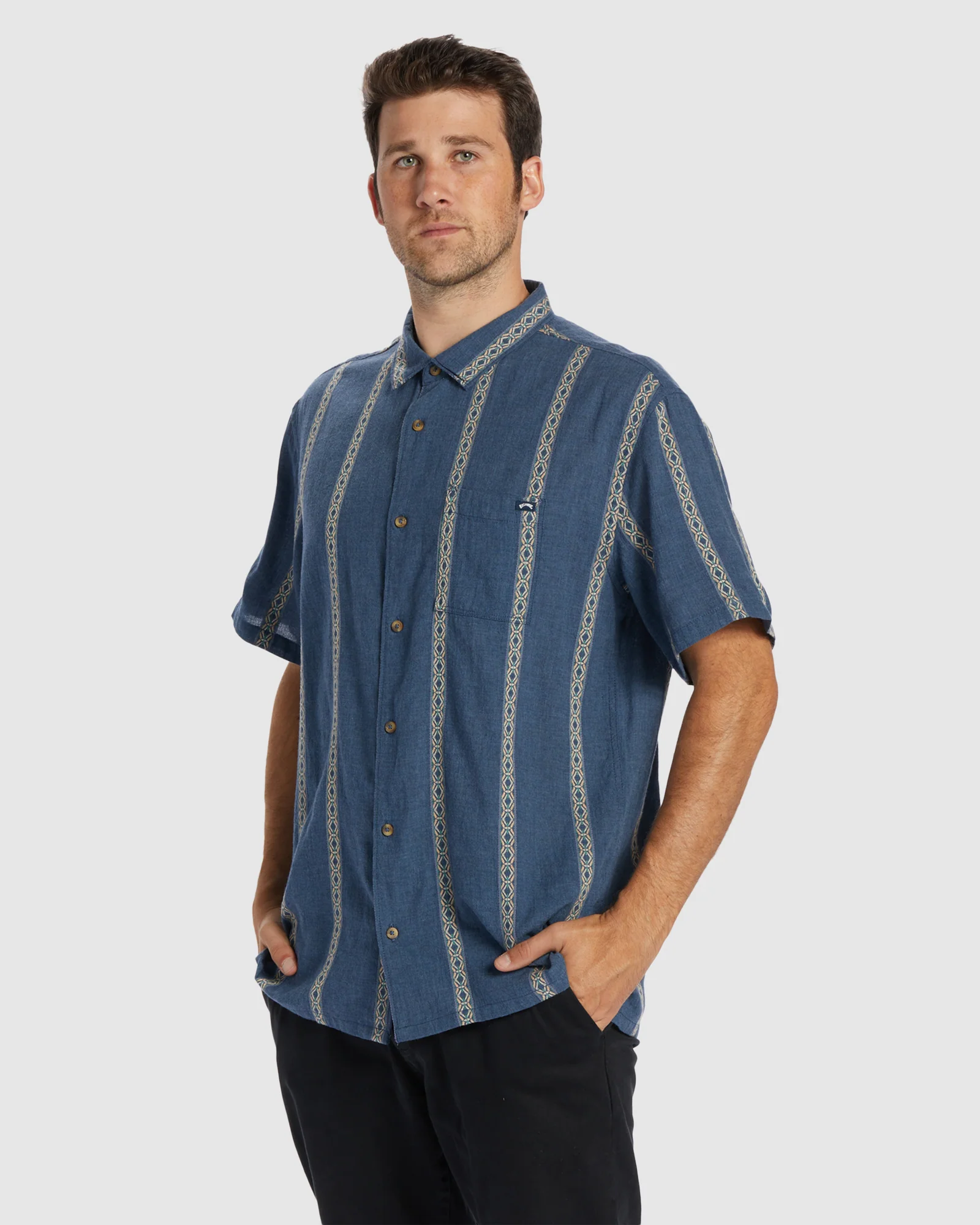 Mens Sundays Jacquard Shirt - Image 2