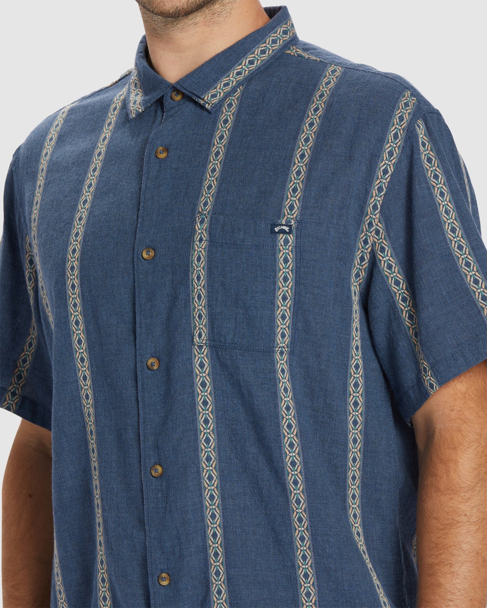 Mens Sundays Jacquard Shirt - Image 4