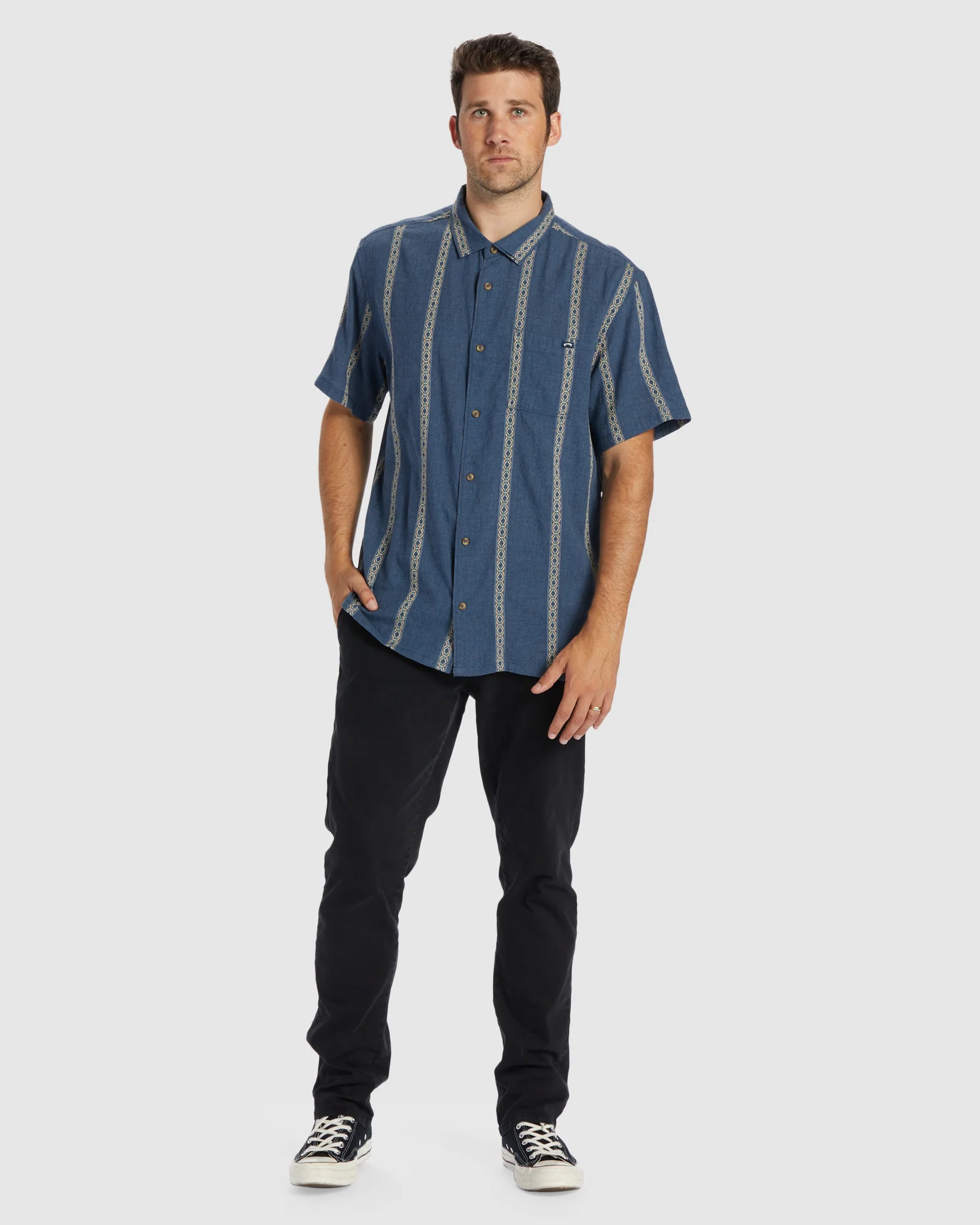 Mens Sundays Jacquard Shirt - Image 5