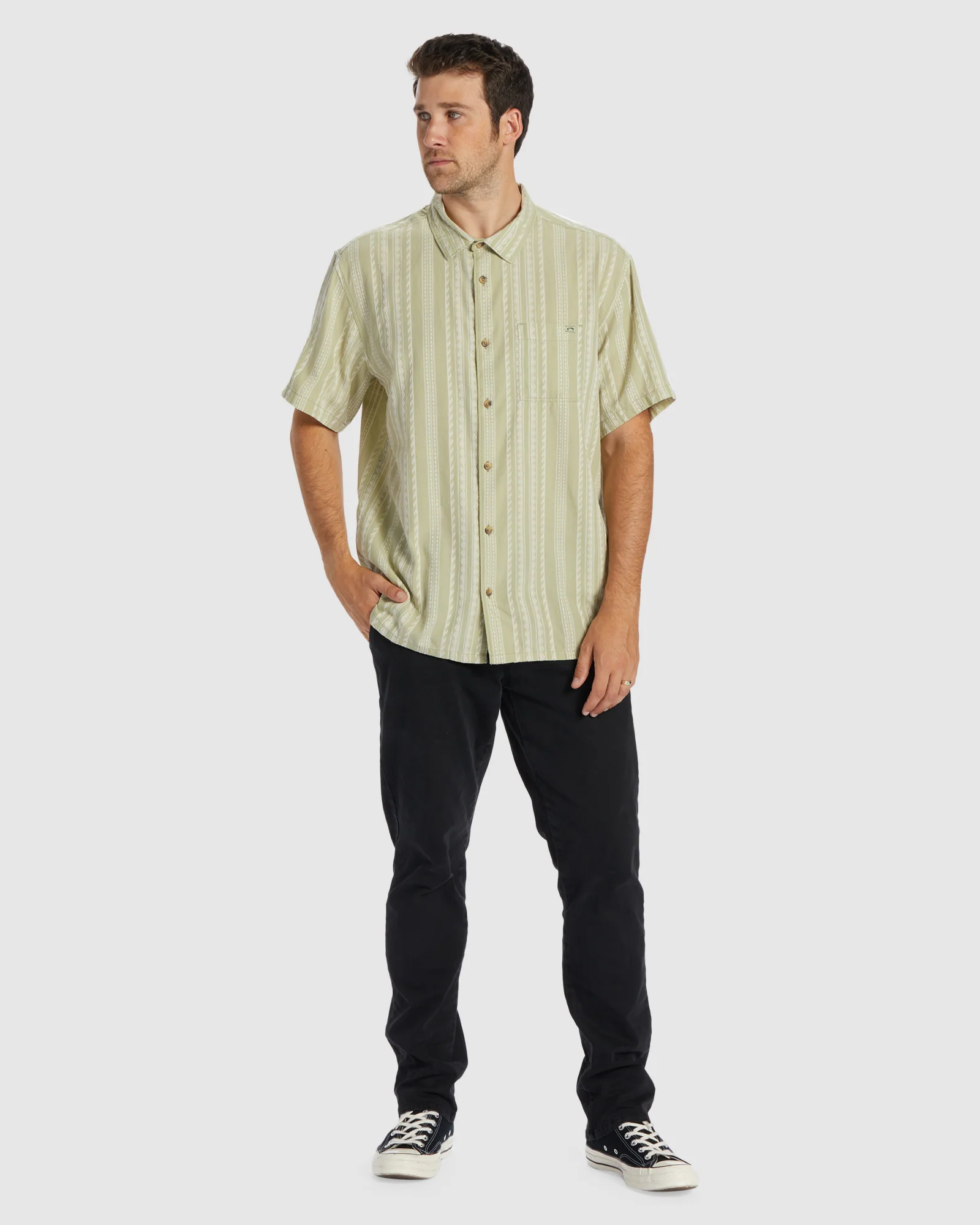 Mens Sundays Jacquard Shirt - Image 5