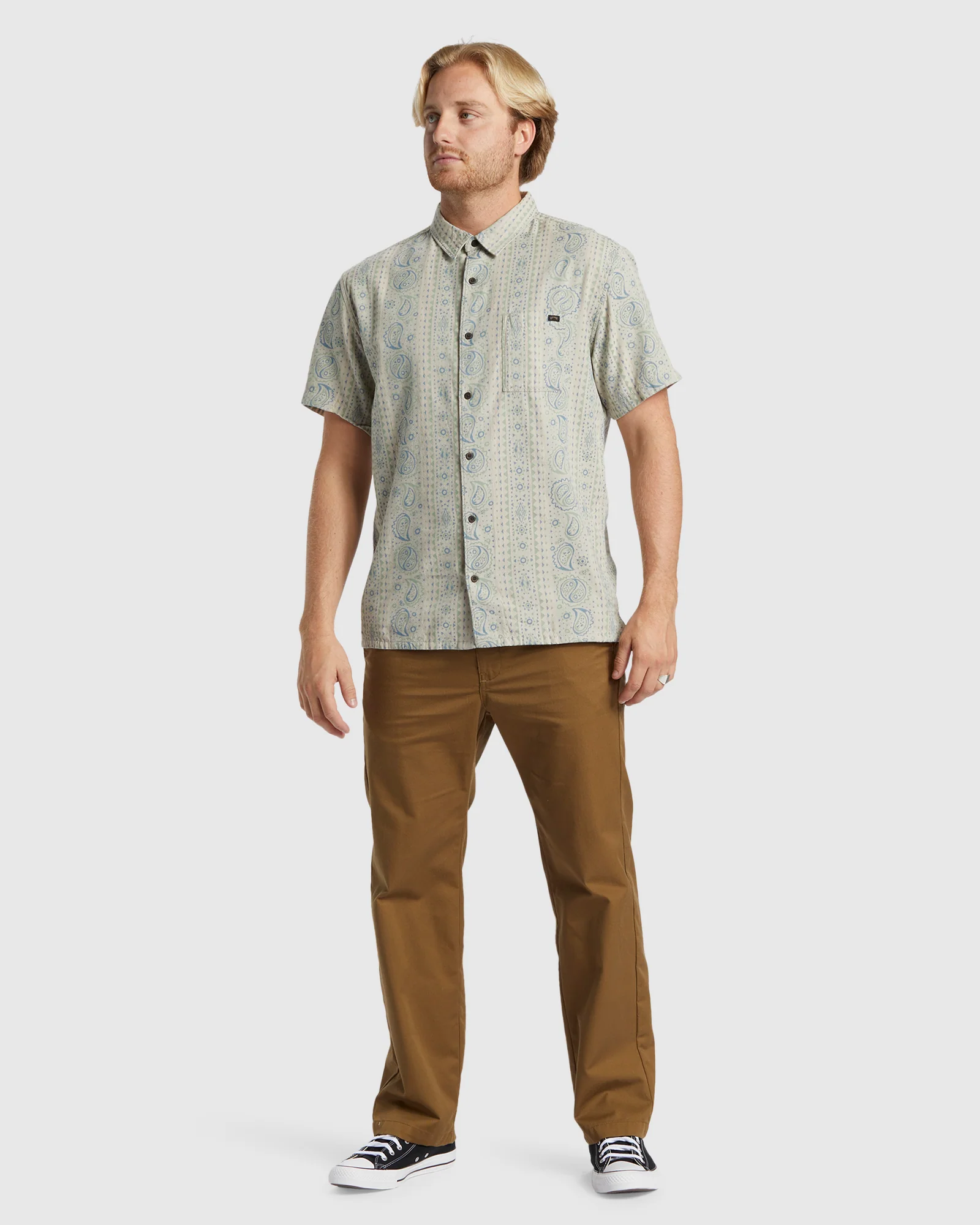 Mens Sundays Jacquard Shirt - Image 5