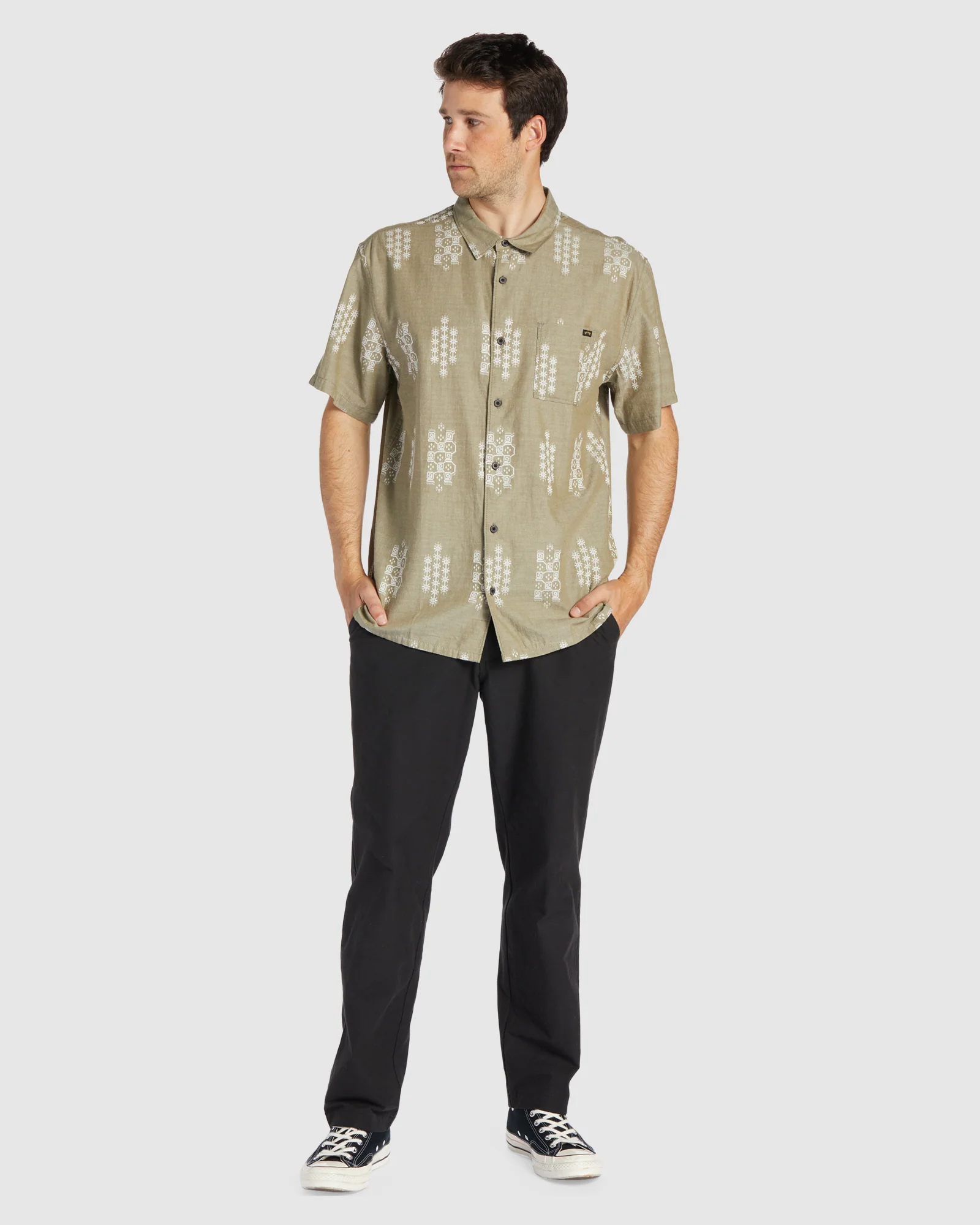 Mens Sundays Jacquard Shirt - Image 5