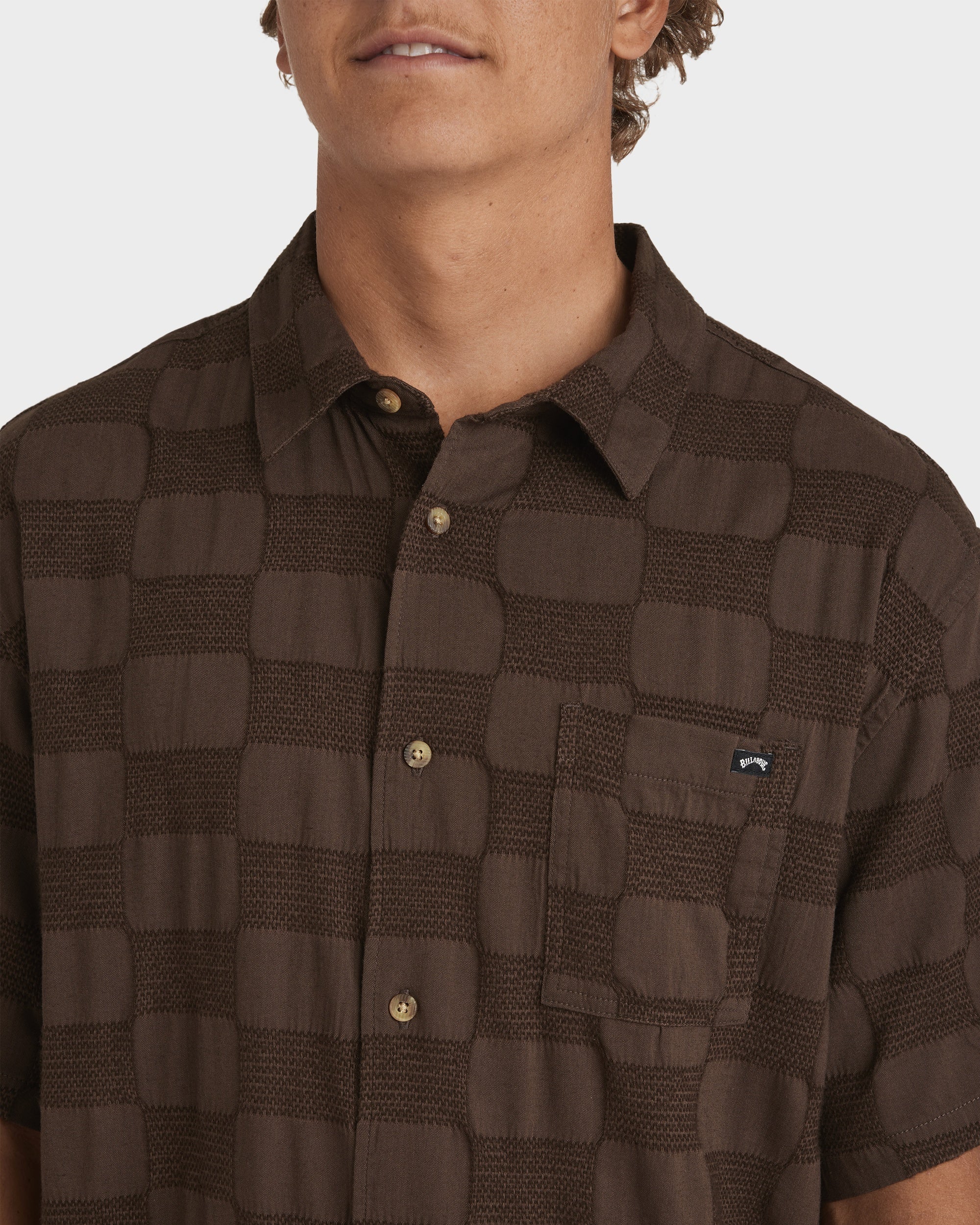 Mens Sundays Jaquard Shirt - Image 4