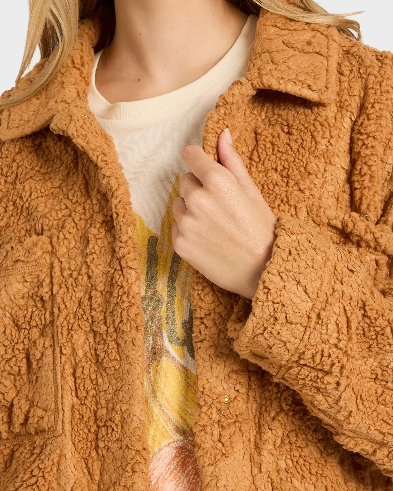 Womens Sundown Sherpa Jacket - Image 4