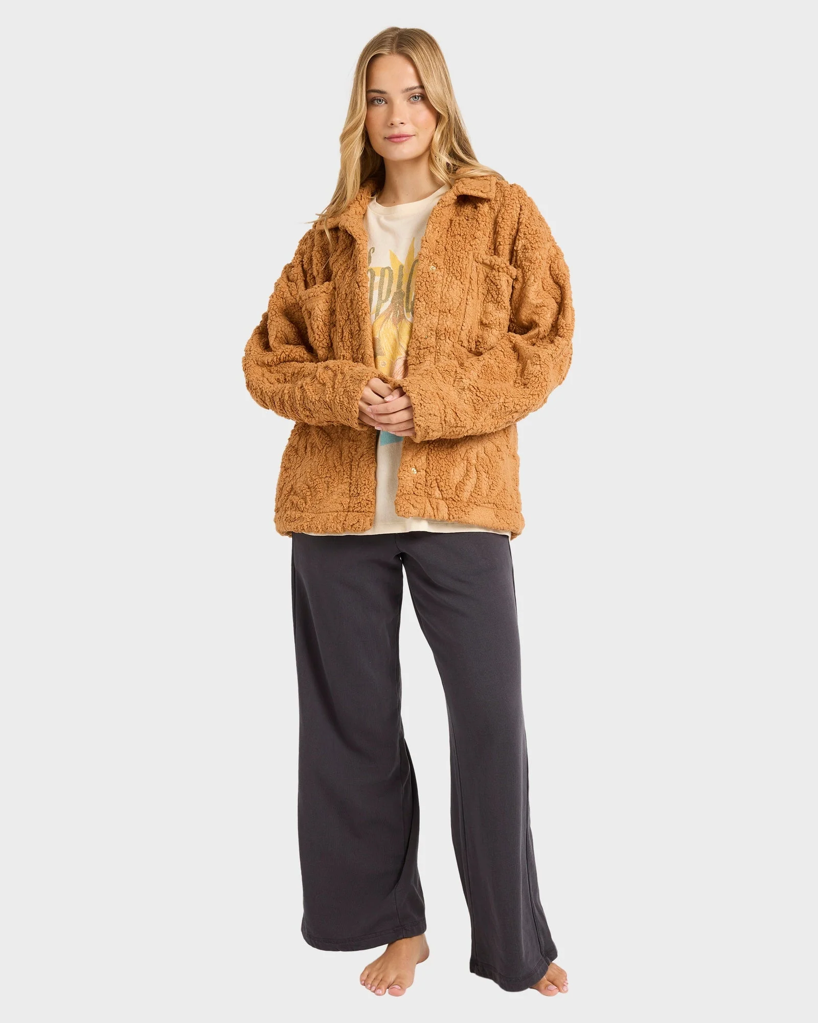 Womens Sundown Sherpa Jacket - Image 5