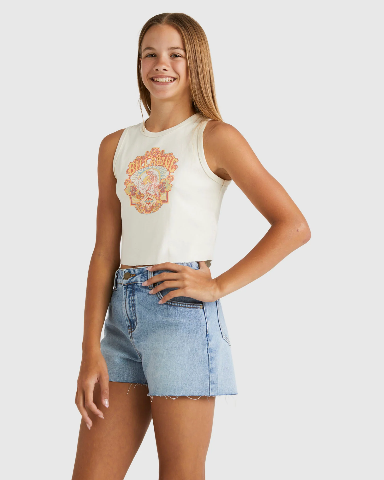 Girls 6-14 Sunny Days Tank Top - Image 2