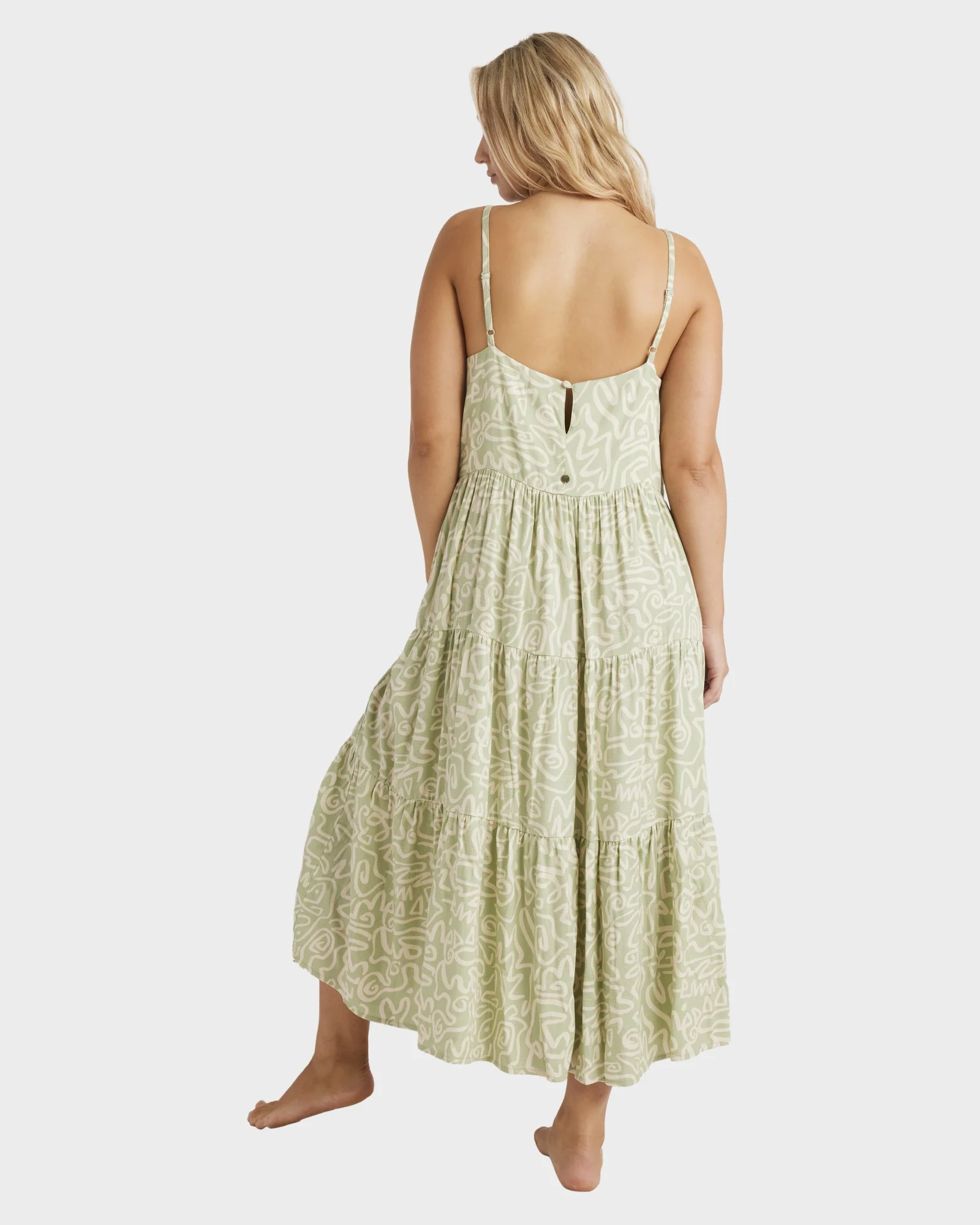 Womens Sunny Lines Lost Love Midi Dress - Image 4