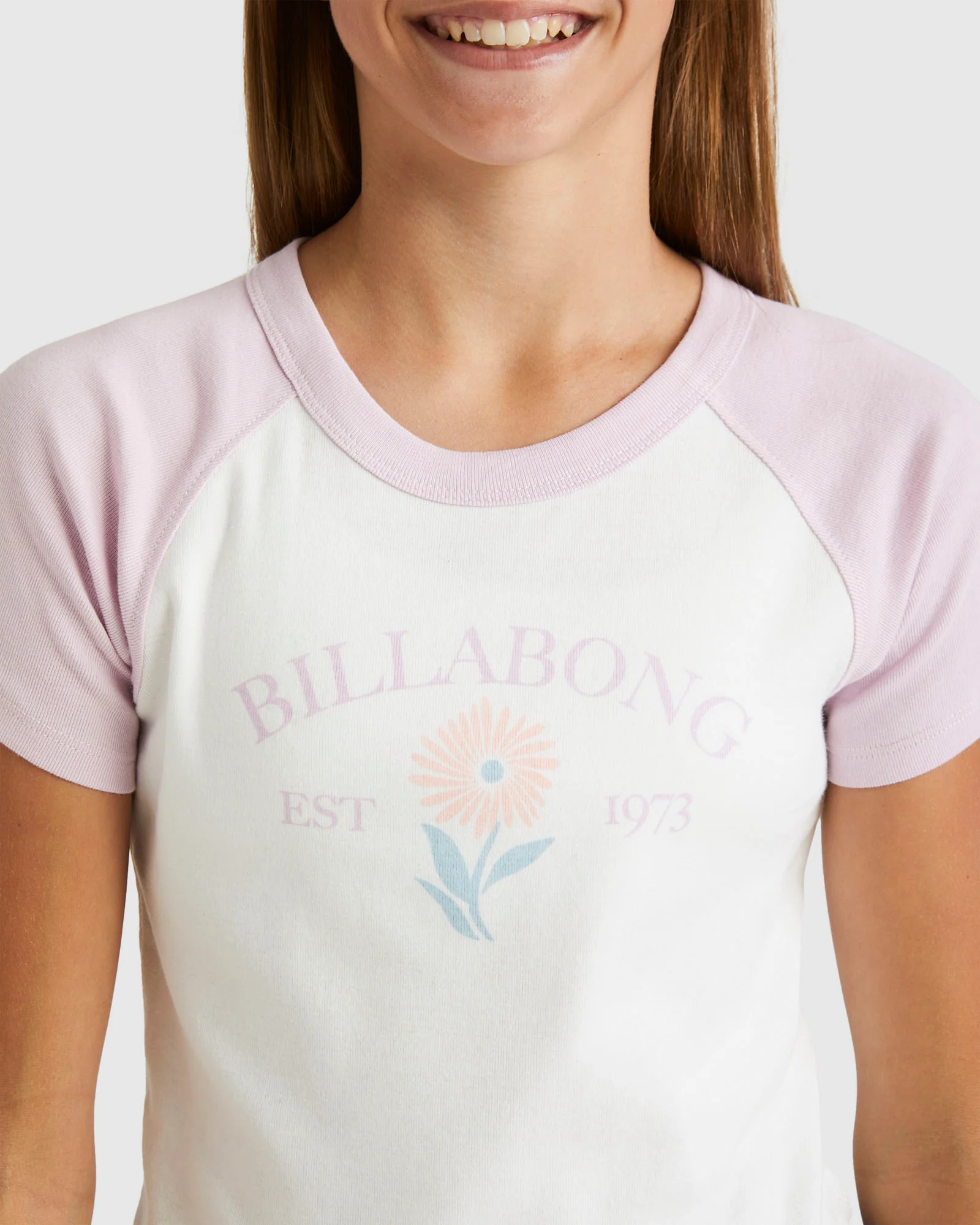 Girls 6-14 Sunny Raglan T-Shirt - Image 4