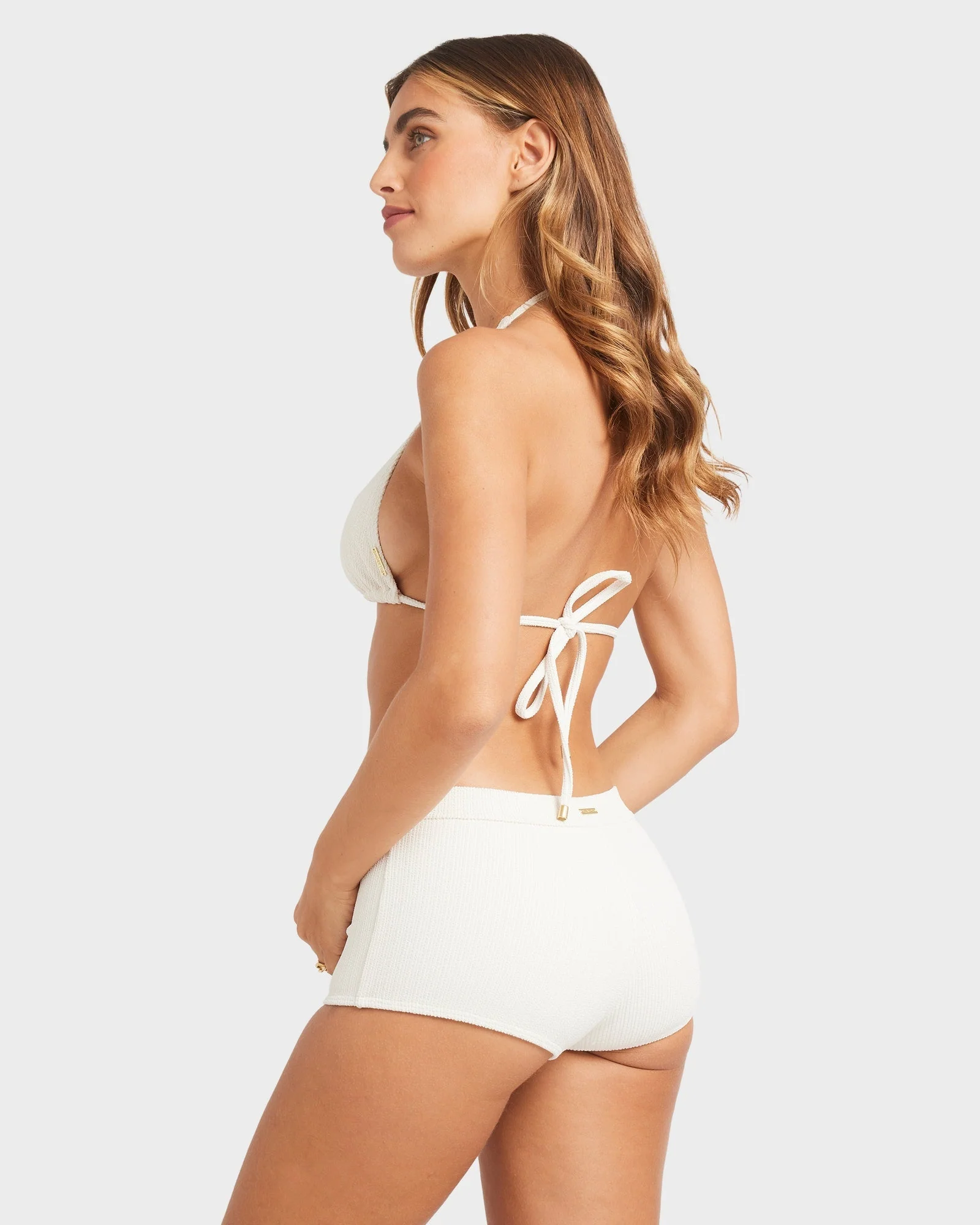 Womens Sunrays Baja Surf Short Bikini Bottom - Image 3