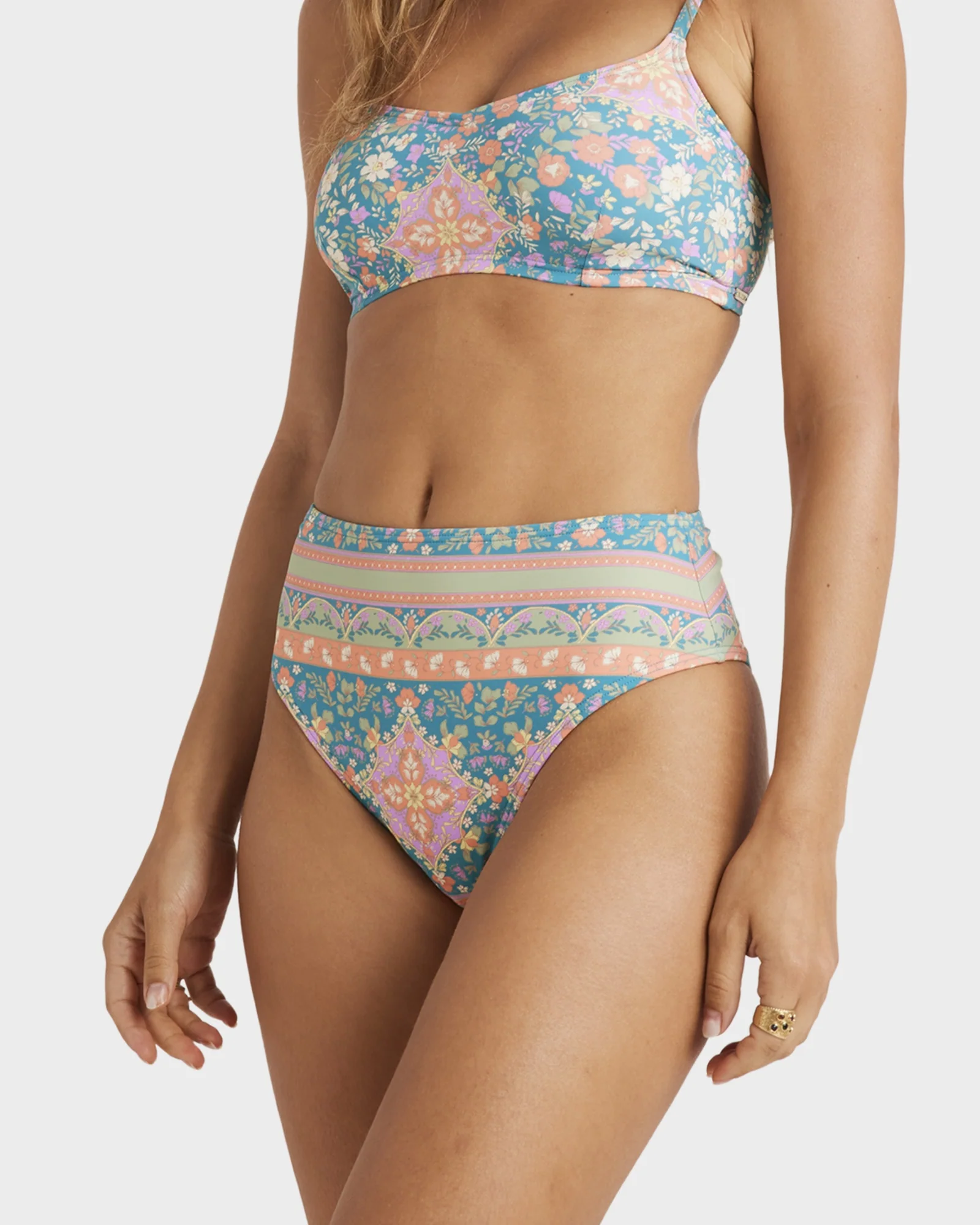 Womens Sunrise Coast High Maui Pant Bikini Bottom - Image 5