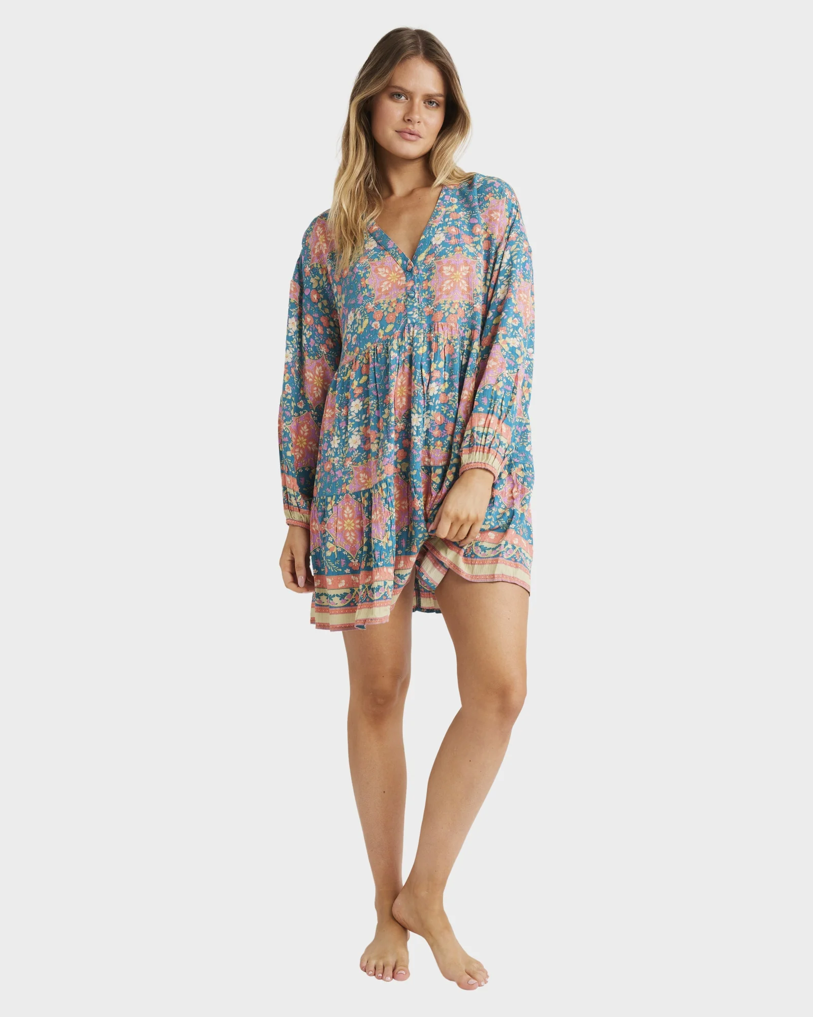 Womens Sunrise Coast La Mer Mini Dress - Image 5