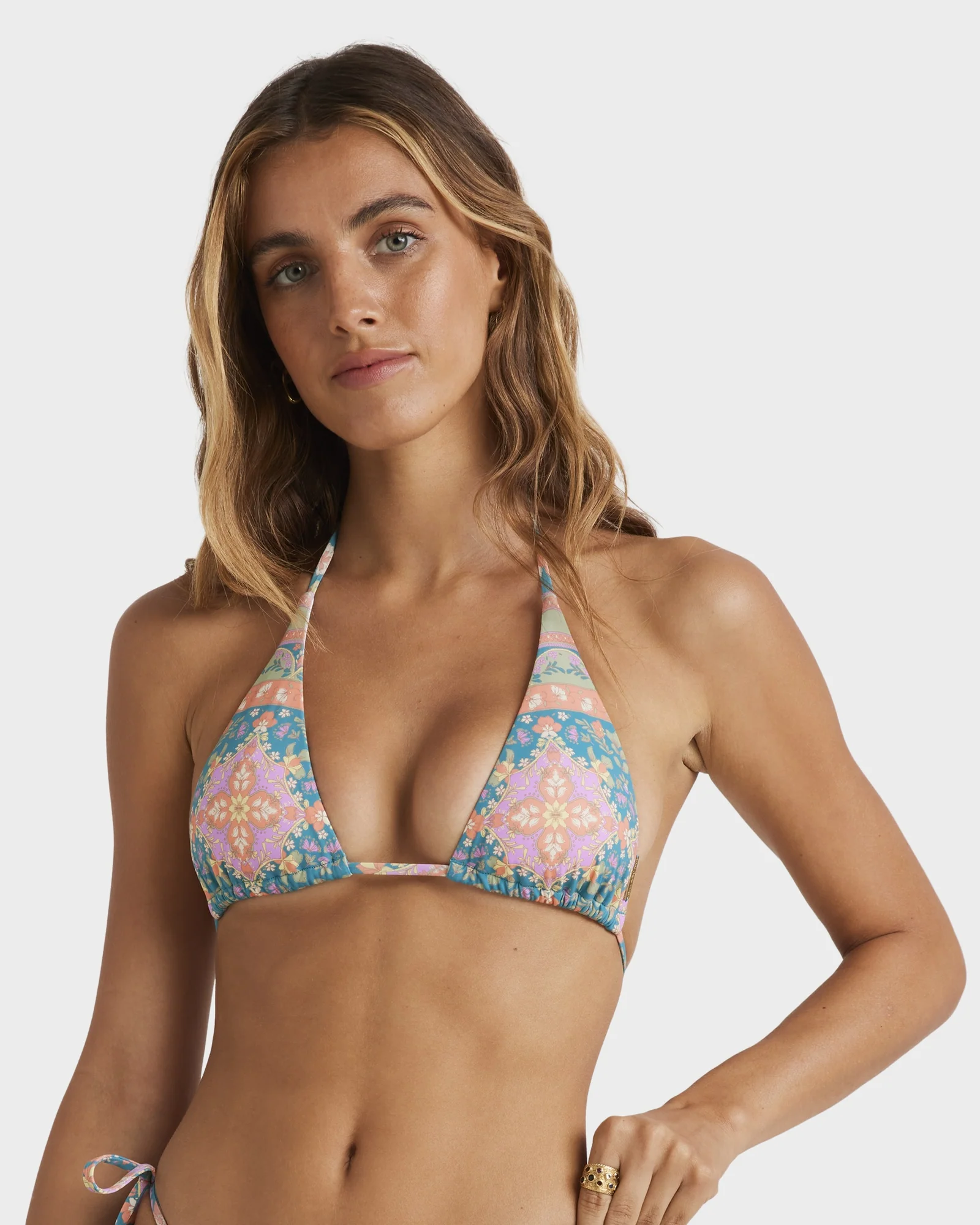 Womens Sunrise Coast Multi Triangle Bikini Top - Image 5