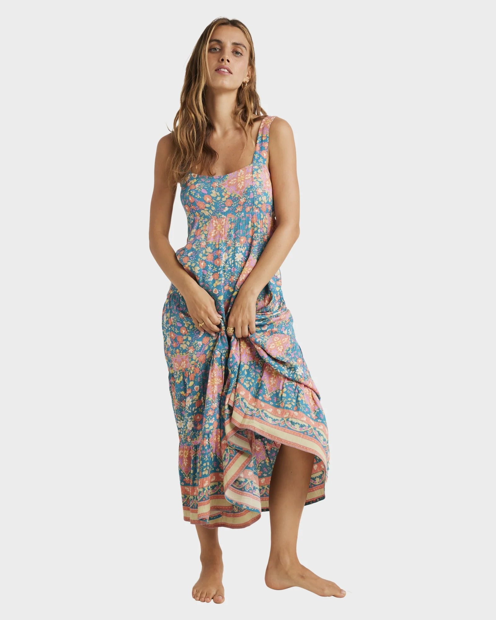 Womens Sunrise Coast Shine On Midi Dress - Image 2