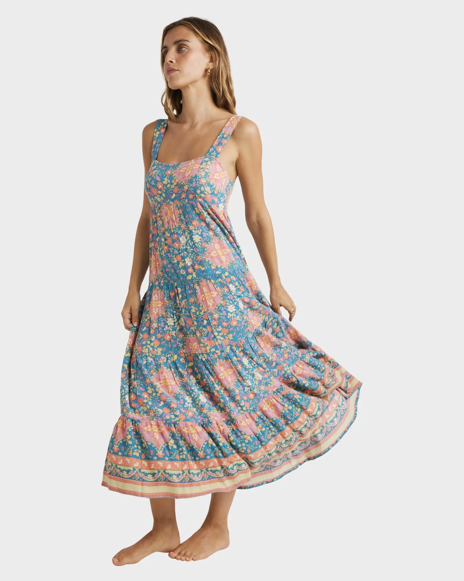 Womens Sunrise Coast Shine On Midi Dress - Image 3