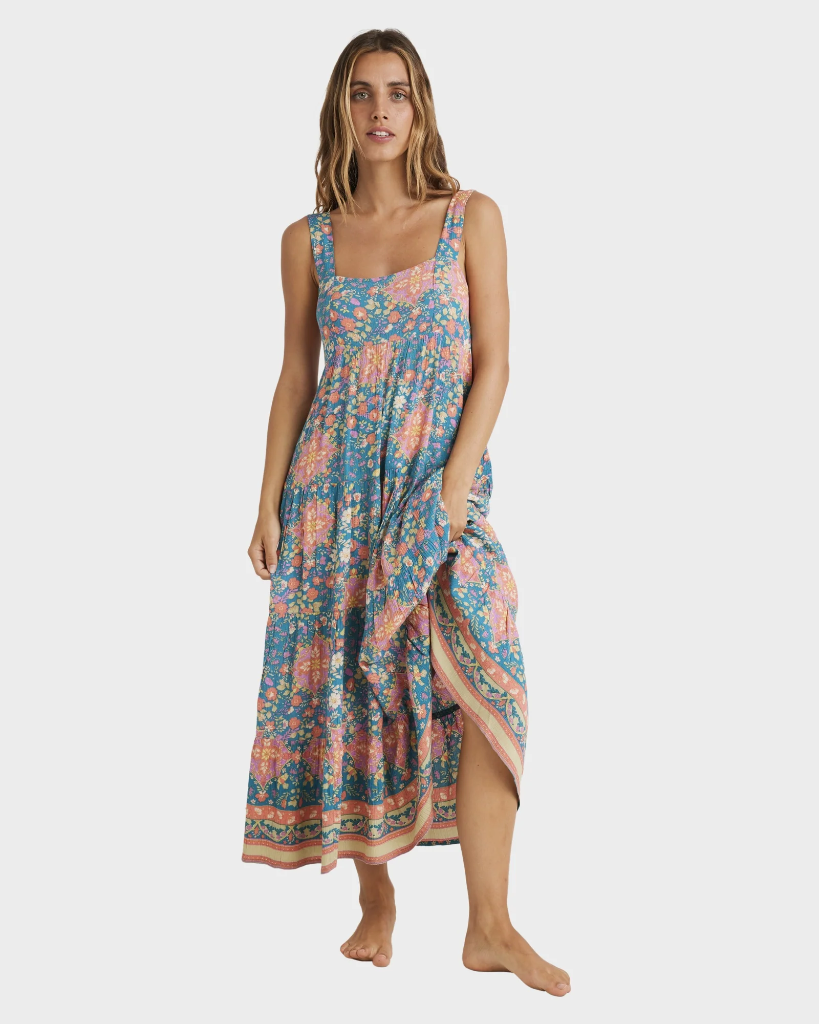 Womens Sunrise Coast Shine On Midi Dress - Image 6