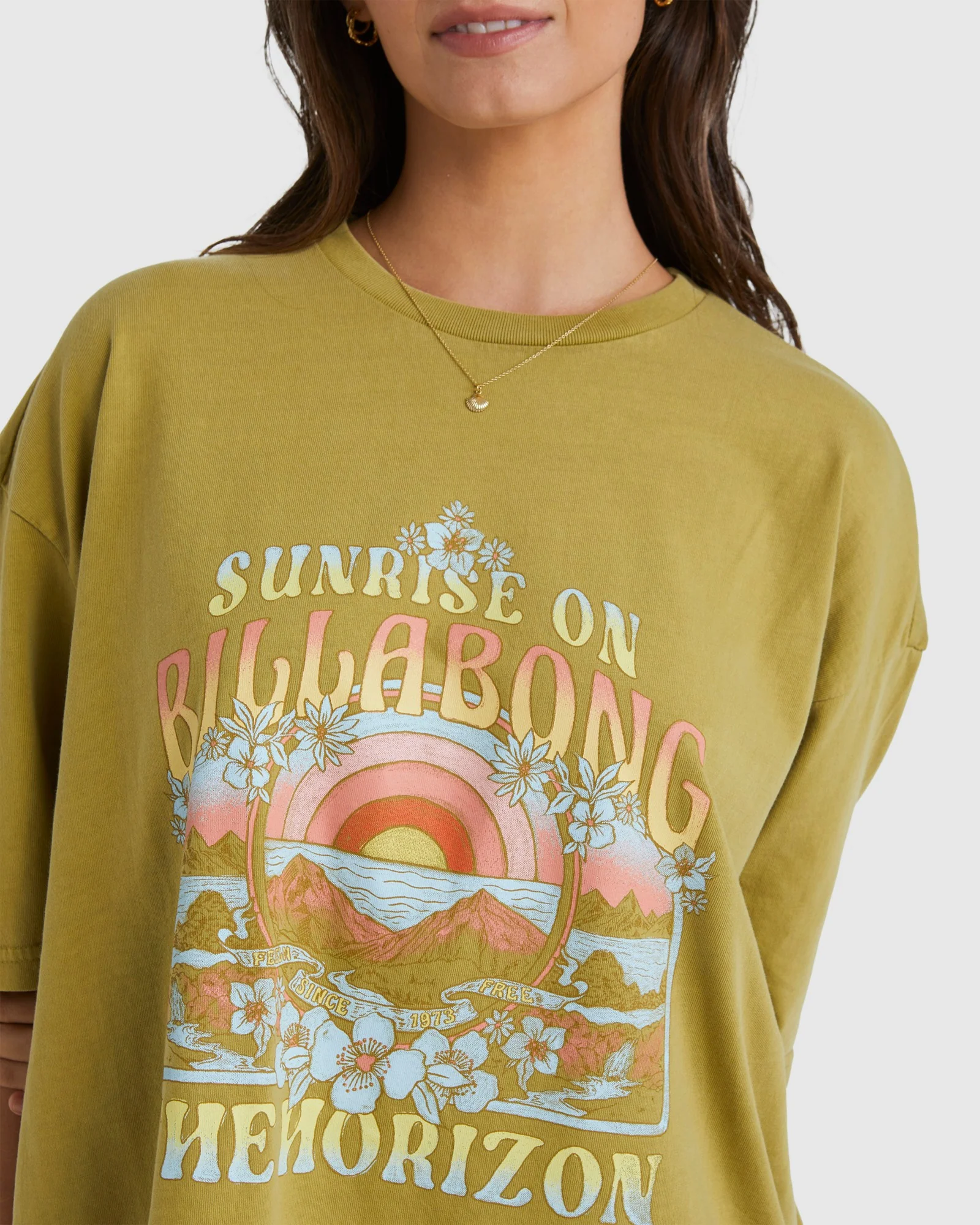 Womens Sunrise On The Beach T-Shirt - Image 4