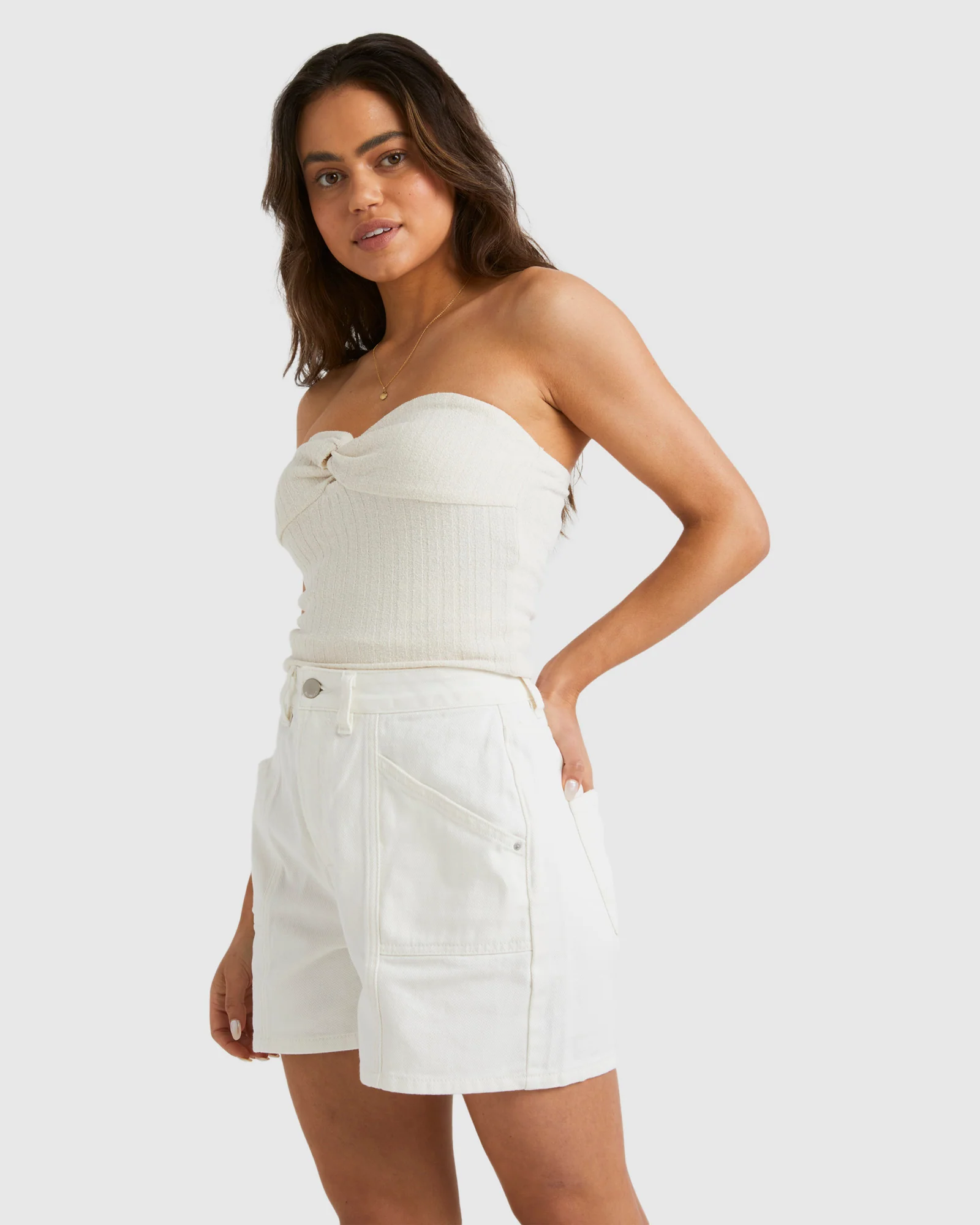 Womens Sunrise Denim Shorts - Image 2