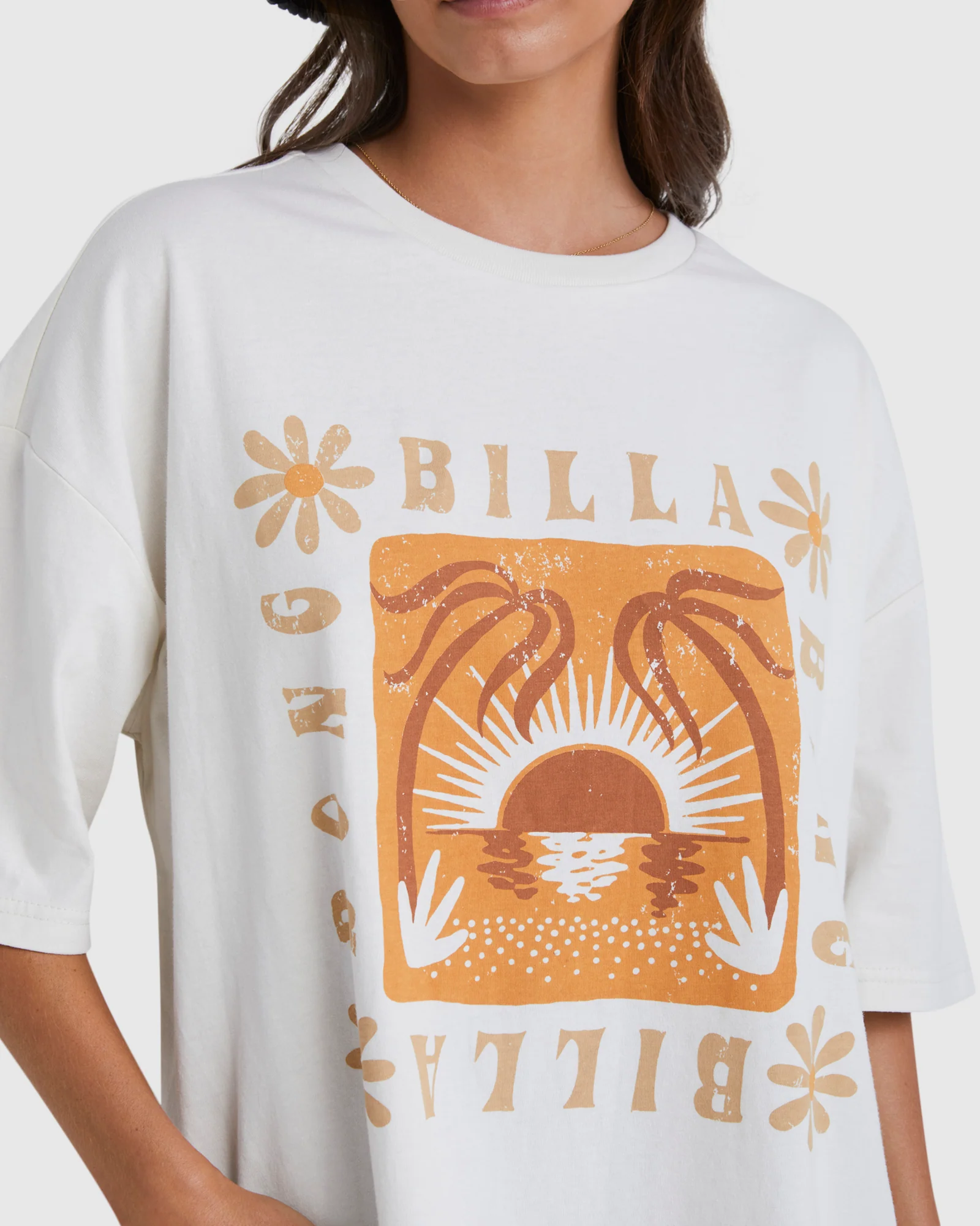 Womens Sunset Beach T-Shirt - Image 4