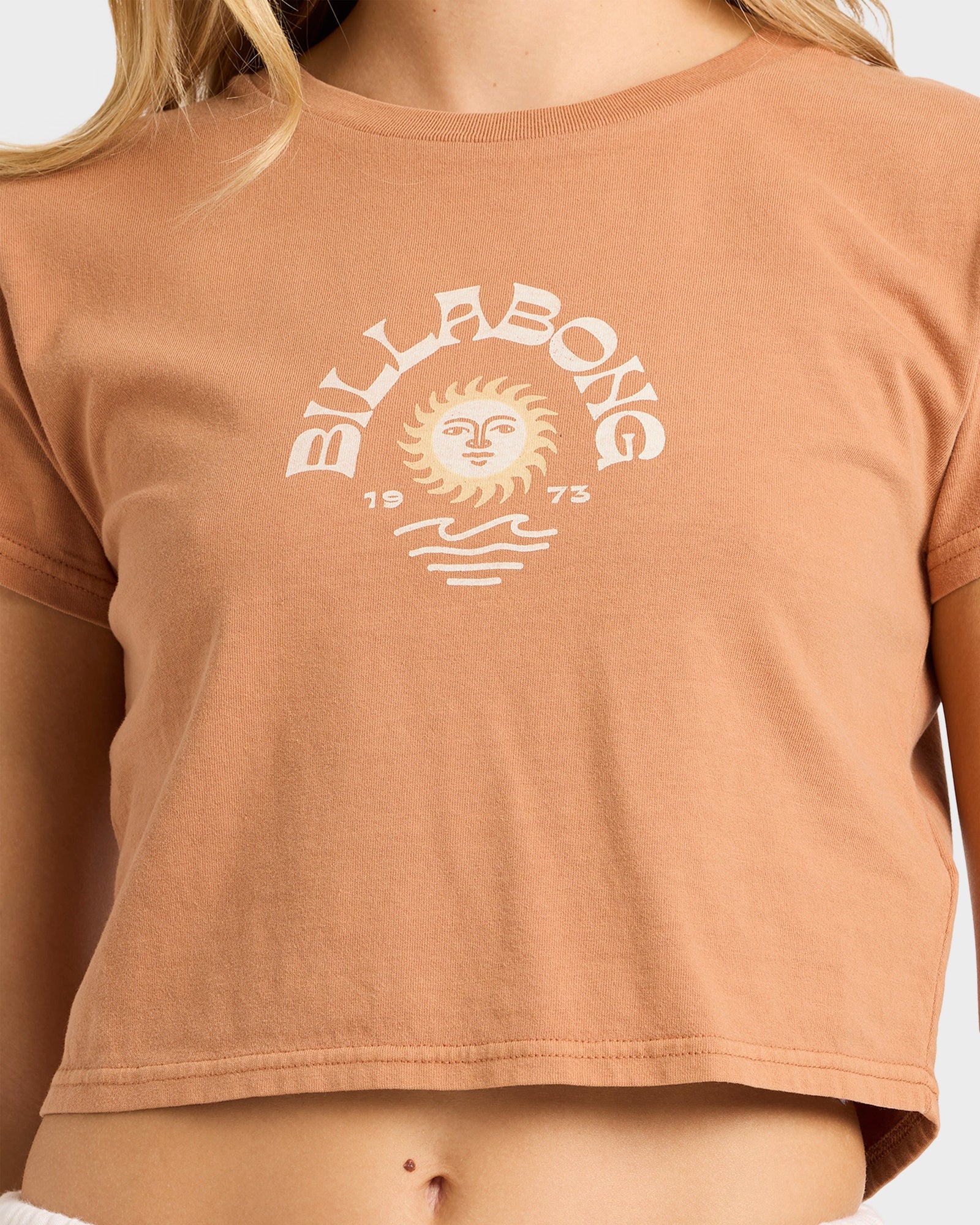 Womens Sunset Horizons Crop T-Shirt - Image 4