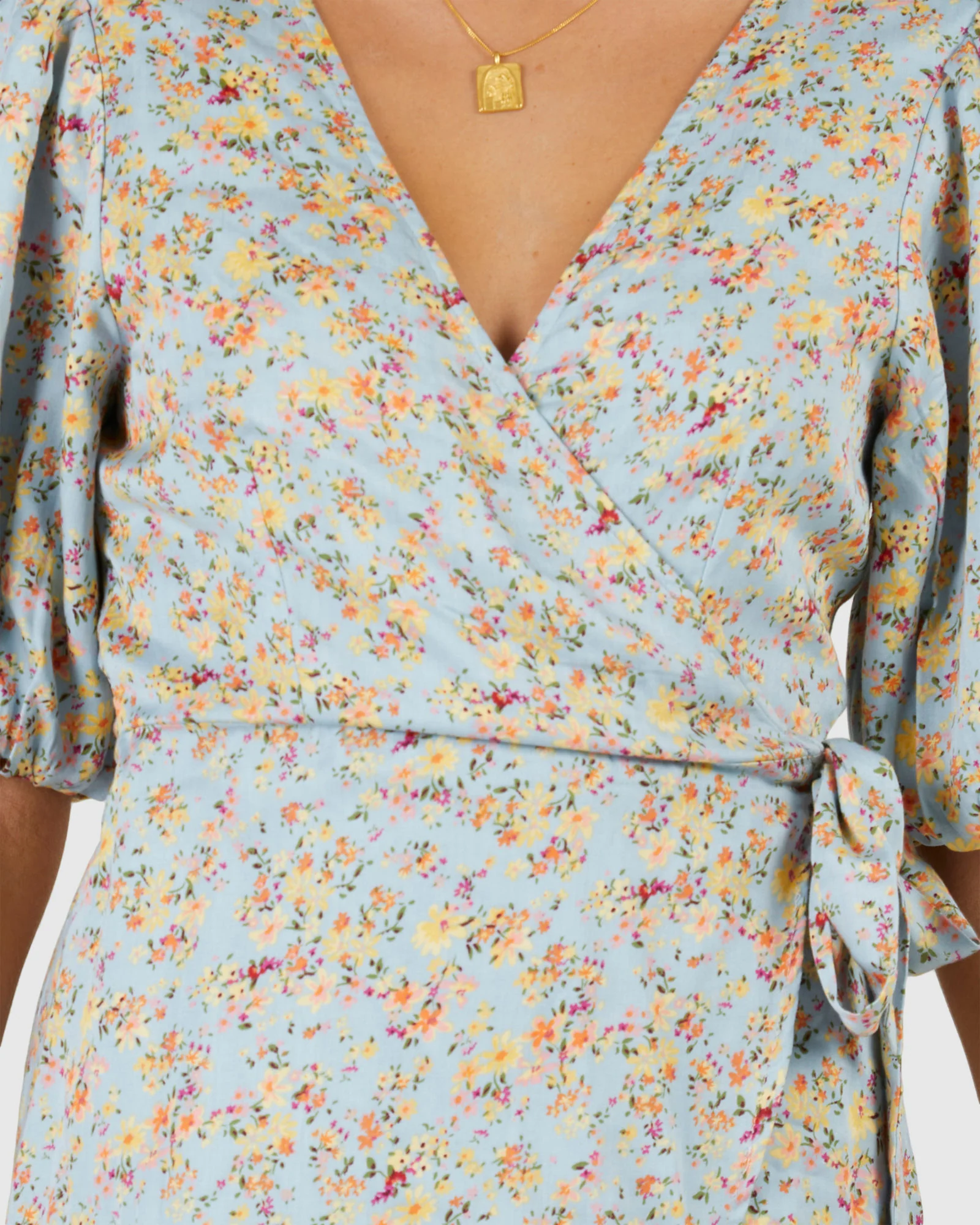 Womens Sunshine Wrap Dress - Image 4