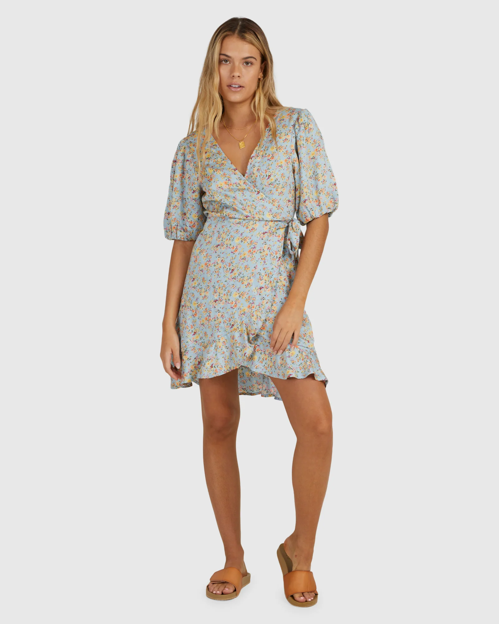 Womens Sunshine Wrap Dress - Image 5