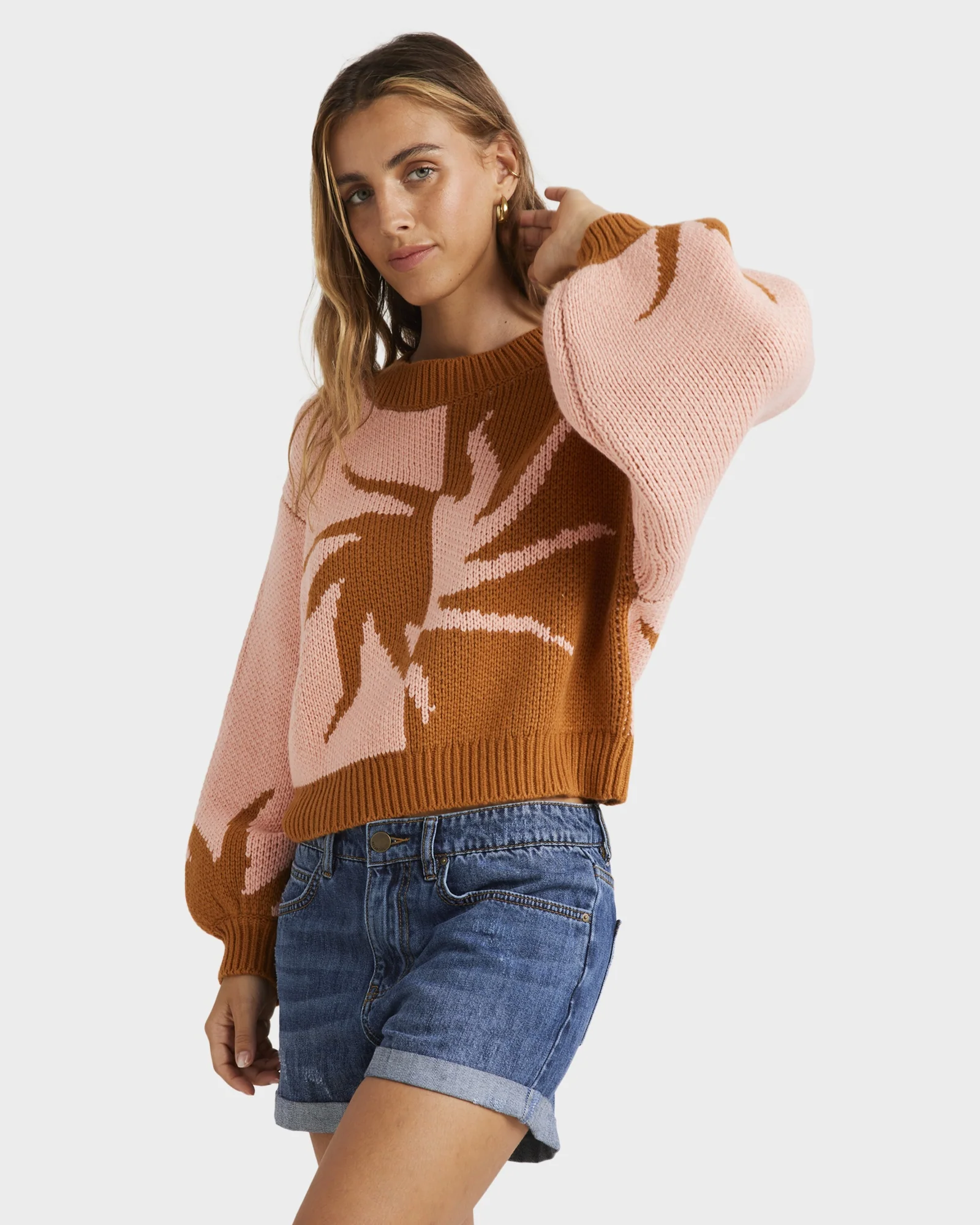 Womens Sunswirl Crew Neck - Image 3